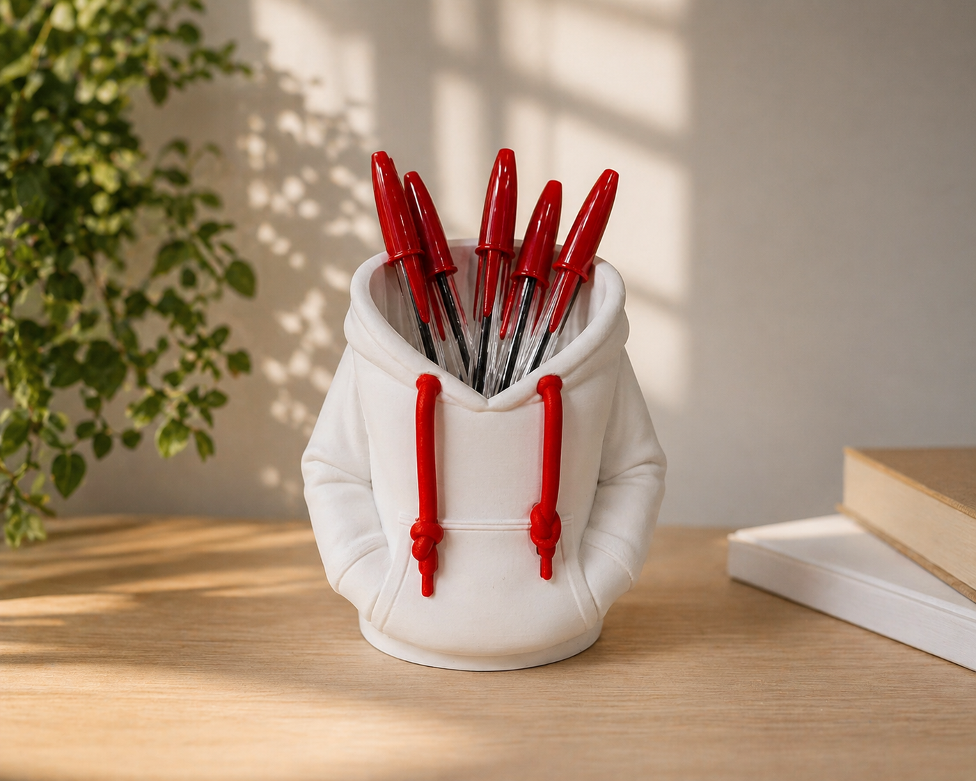 Pennenhouder met capuchon – Grappige pennenhouder als bureaudecoratie en leuk cadeau