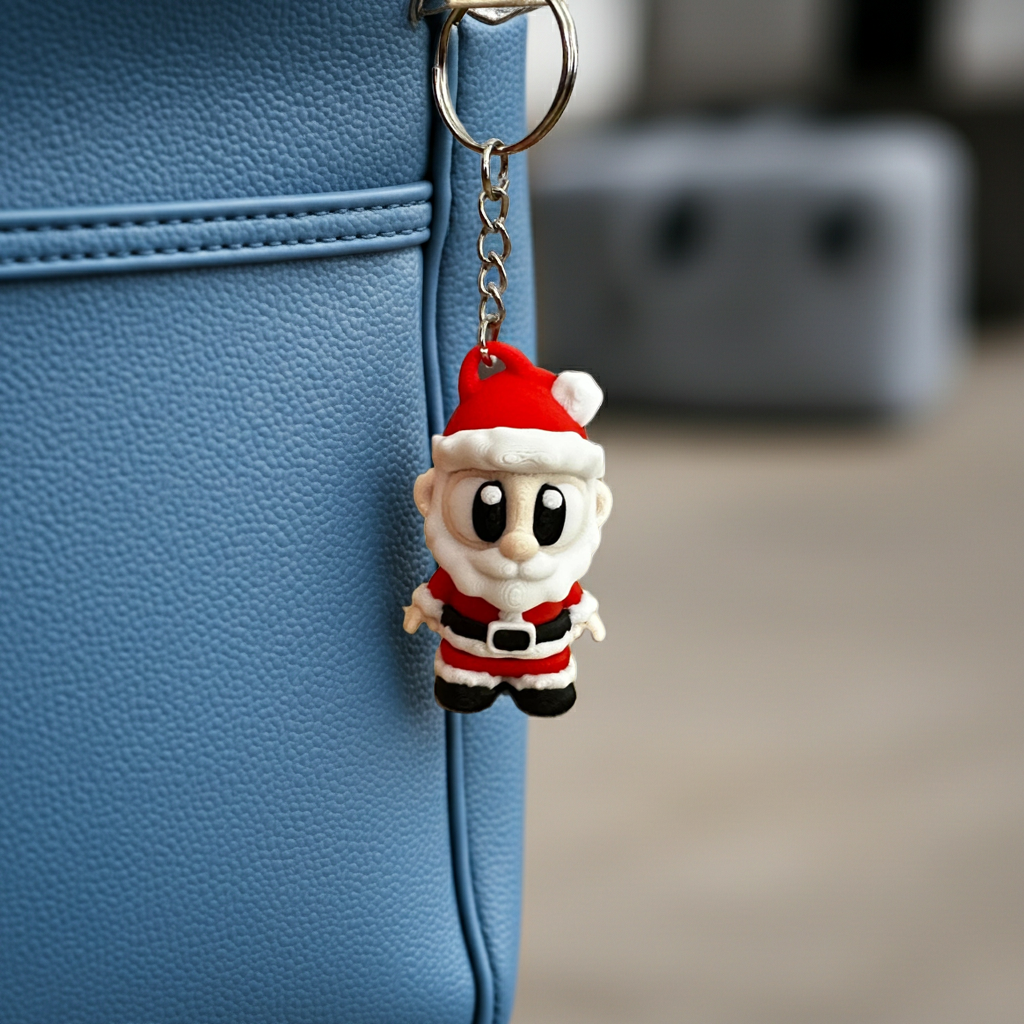 Weihnachts-Schlüsselanhänger – Weihnachtsmann oder Rentier | Handgemacht & perfekte Geschenkidee