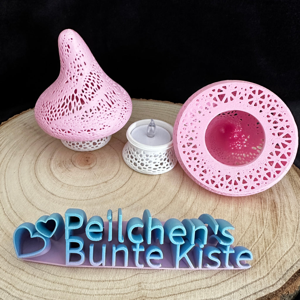 Elfenhauch Lamp 2-delige set – Magisch lichtobject in blauw, roze of groen