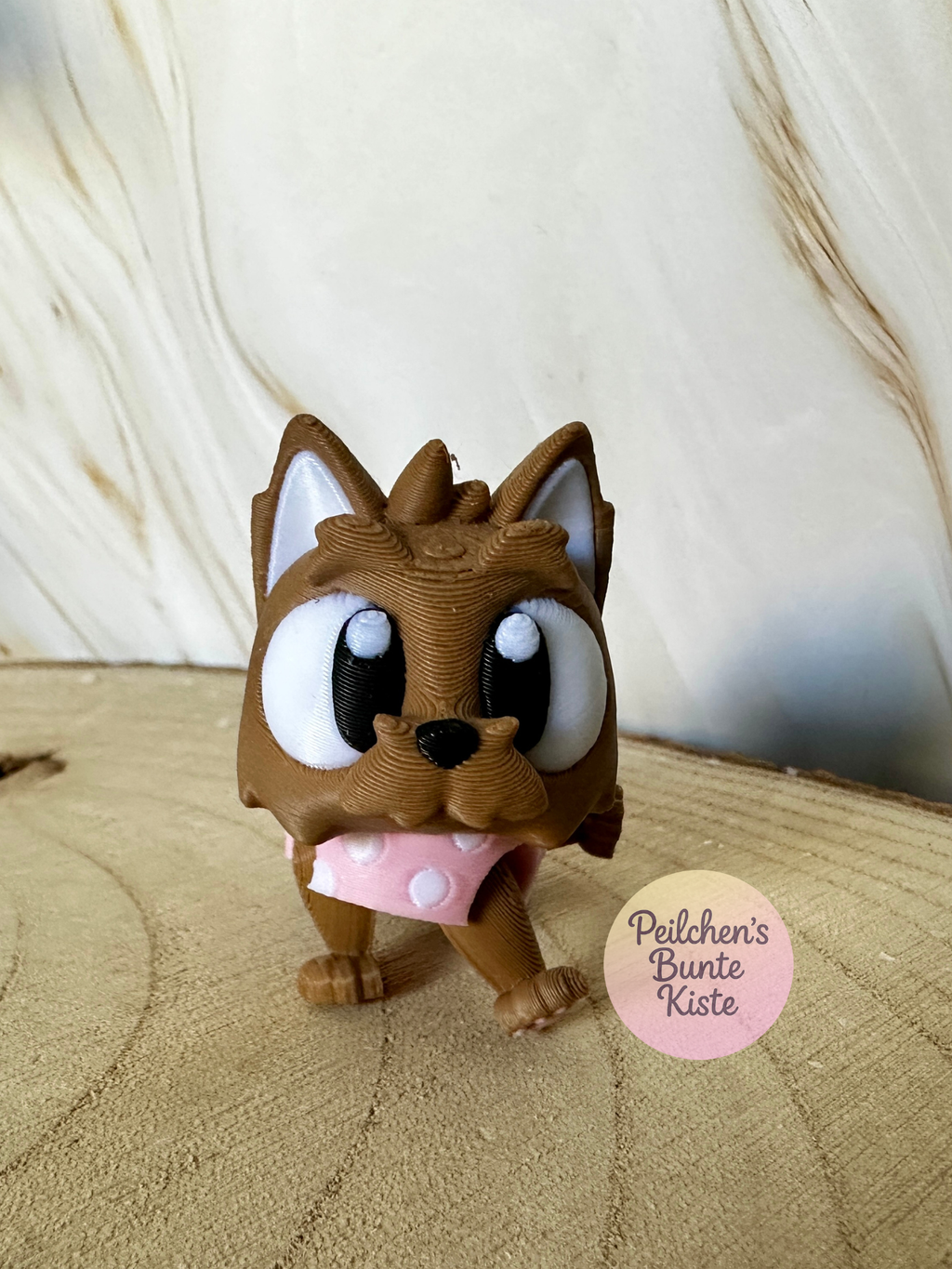 Mini-diorama "Yorkshire Terrier in de tuin" – schattige hondendecoratie met kennel en voerbak | Cadeau voor hondenliefhebbers