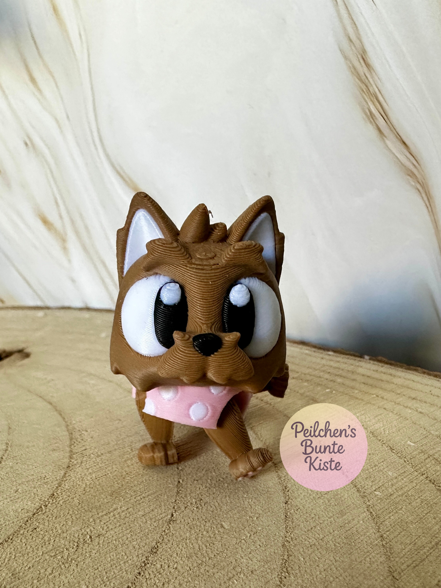 Mini-Diorama „Yorkshire Terrier im Garten“ – niedliche Hund Deko mit Hütte & Napf | Geschenk für Hundefans
