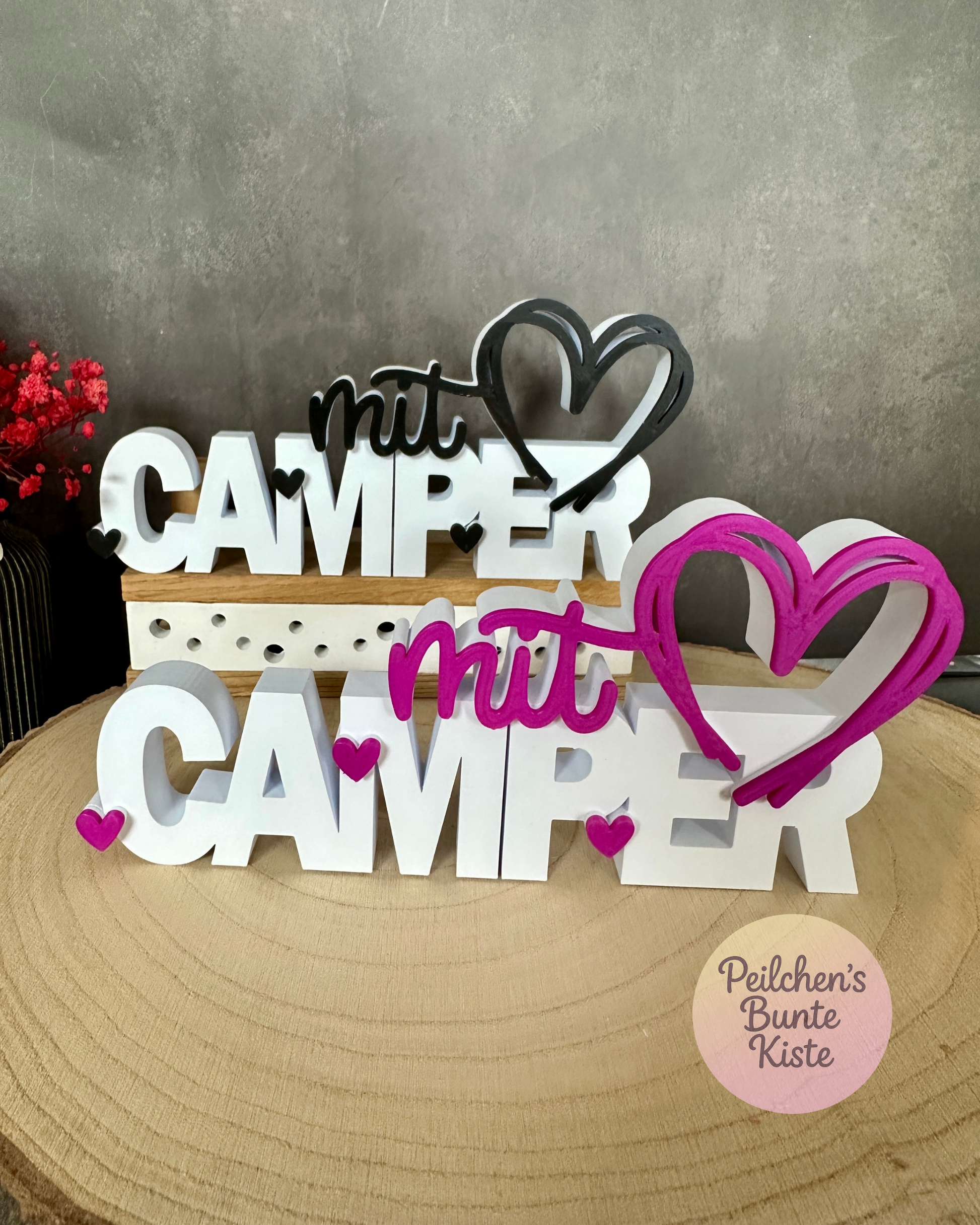 Camper Deko – Geschenk für Camper & Wohnmobil Fans – Vanlife Dekoratio – Peilchen's Bunte Kiste