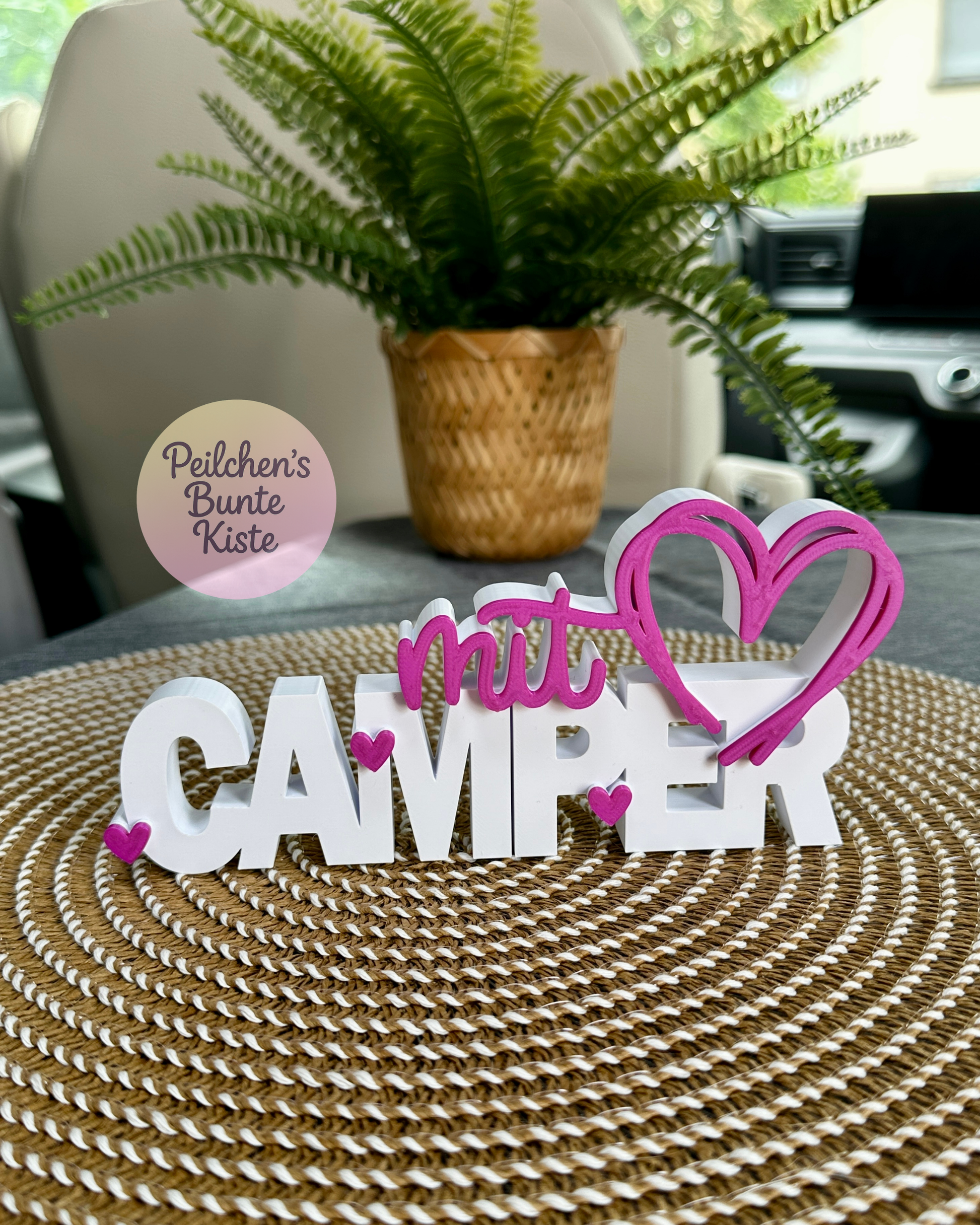 Camper Deko – Geschenk für Camper & Wohnmobil Fans – Vanlife Dekoration