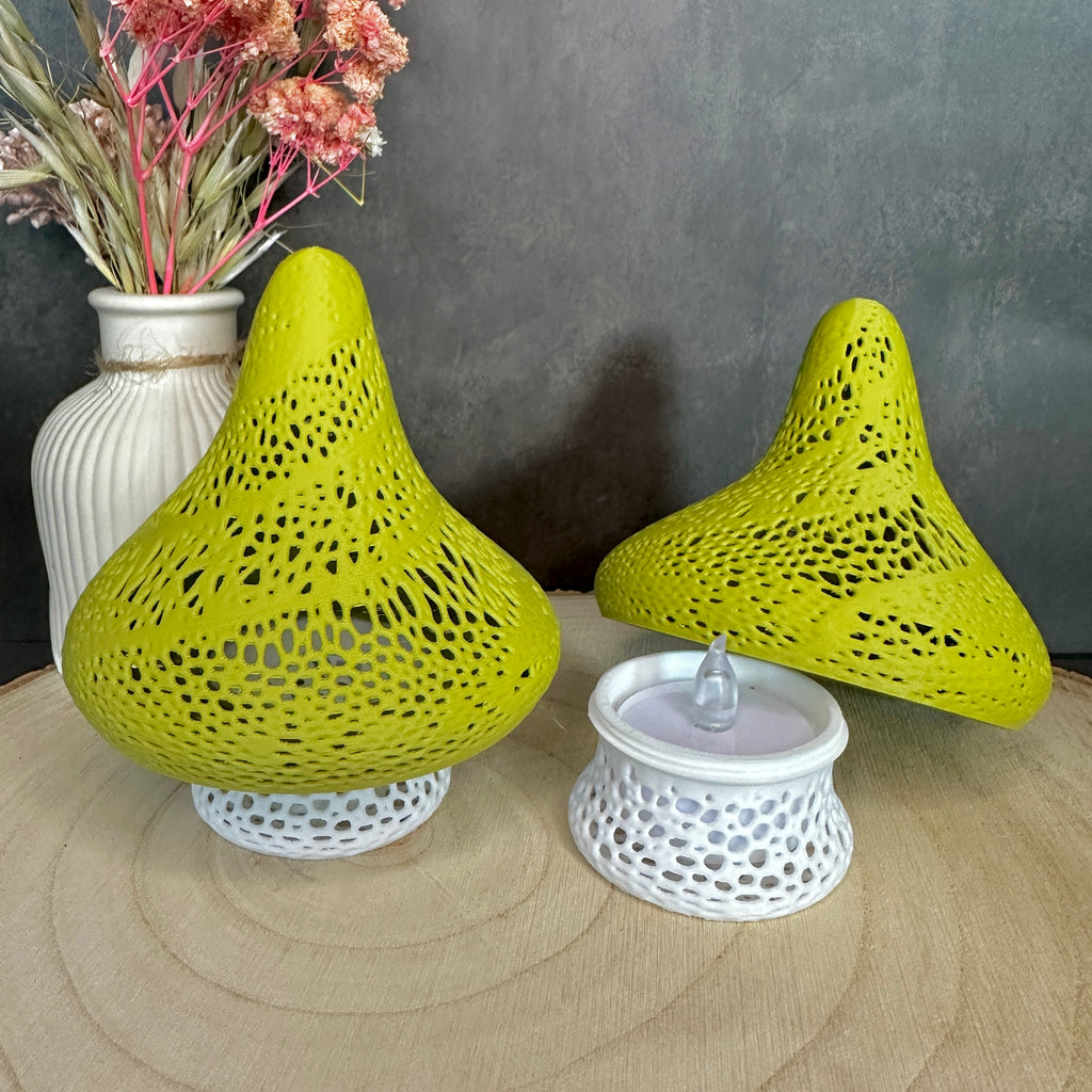 Elfenhauch Lamp 2-delige set – Magisch lichtobject in blauw, roze of groen