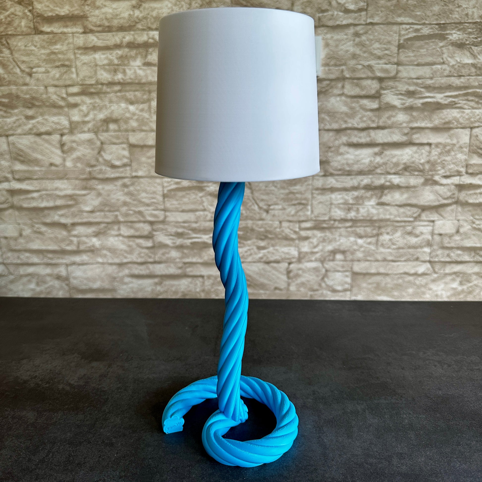 Maritime Seillampe „Maritima“ – LED-Teelicht Lampe aus Seiloptik in Grau, Blau oder Midnight Gold