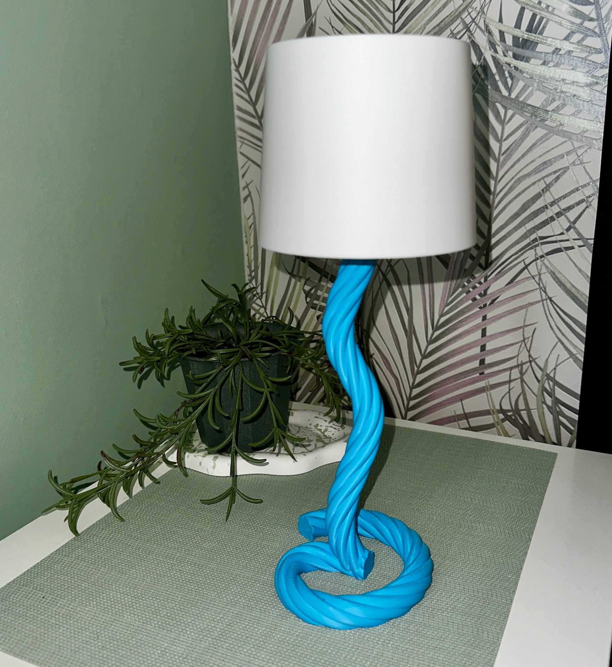 Maritime Seillampe „Maritima“ – LED-Teelicht Lampe aus Seiloptik in Grau, Blau oder Midnight Gold