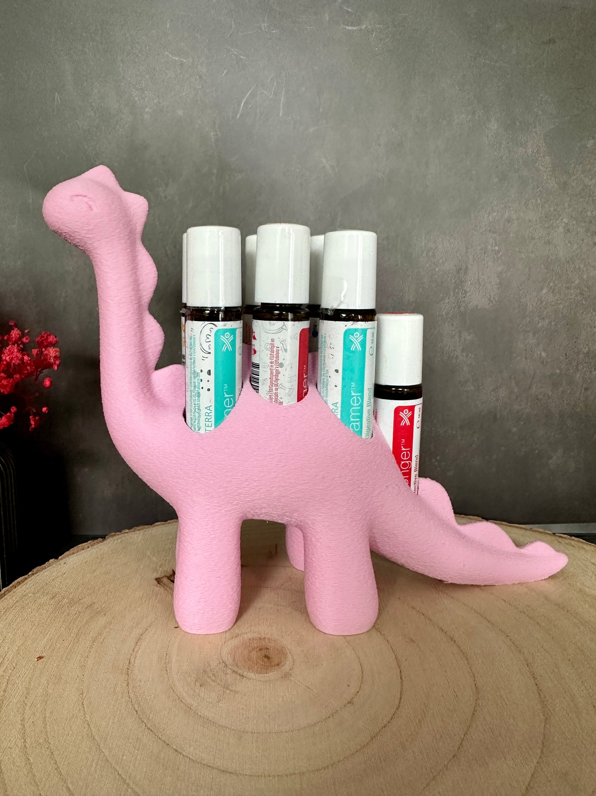 Dino Roll-On Halter passend für doTERRA Kids Collection | Aufbewahrung für 7 Kinderöle