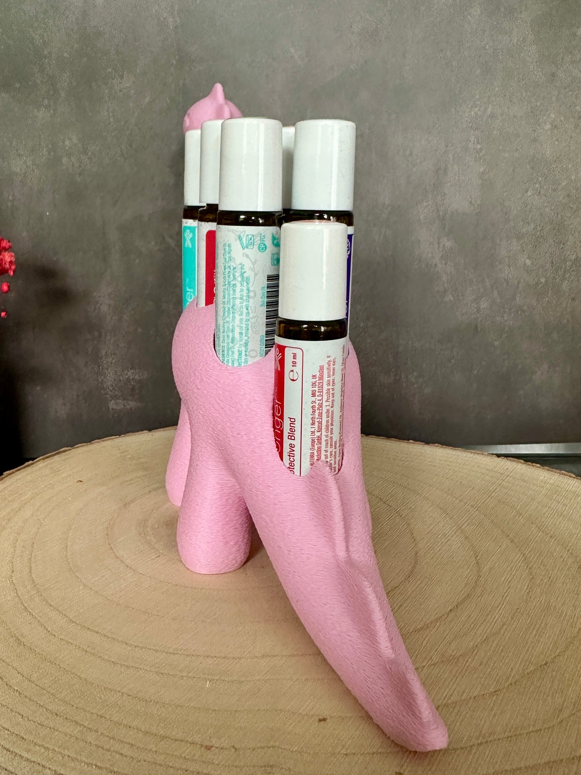 Dino Roll-On Halter passend für doTERRA Kids Collection | Aufbewahrung für 7 Kinderöle