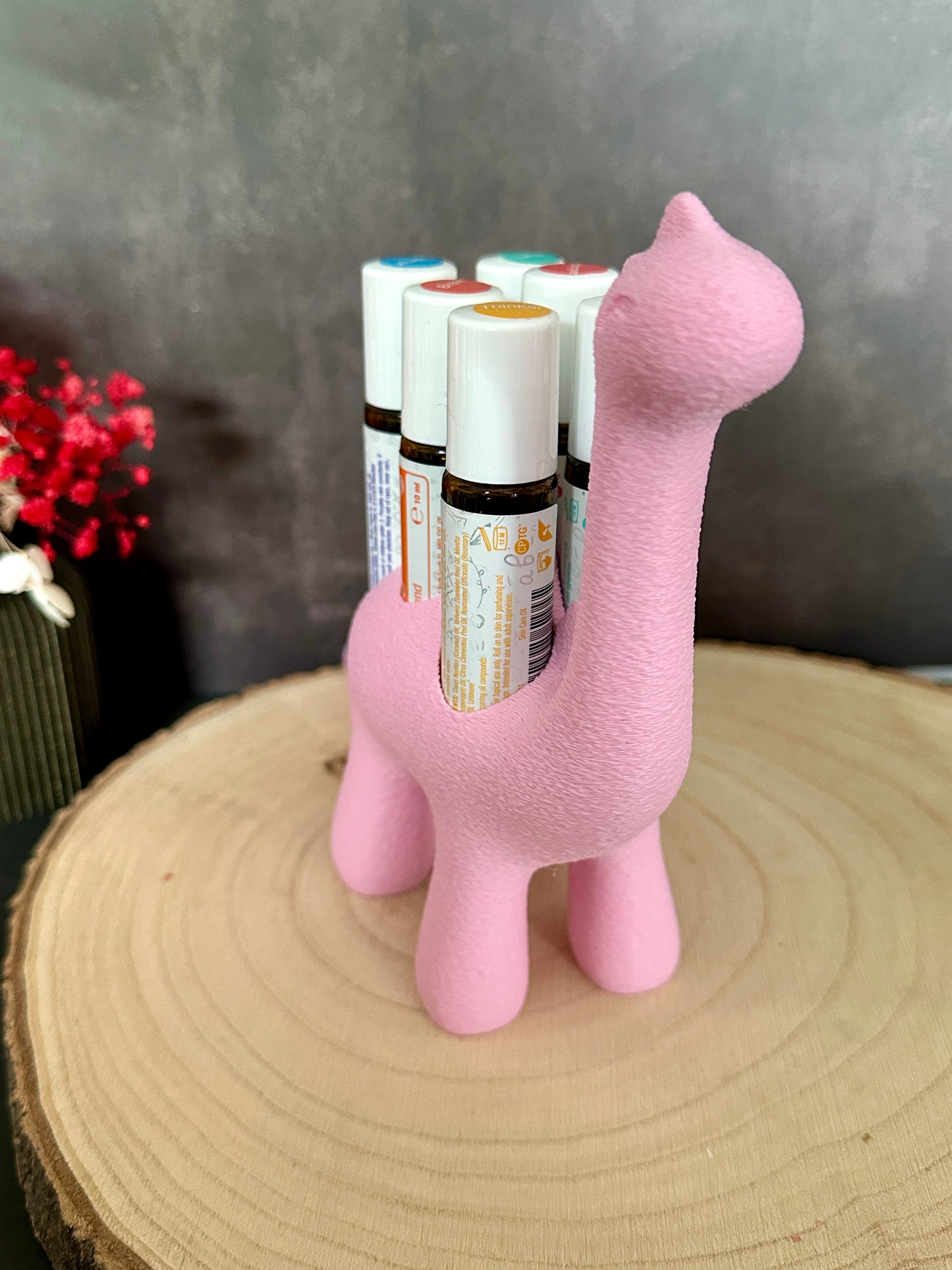 Dino Roll-On Halter passend für doTERRA Kids Collection | Aufbewahrung für 7 Kinderöle