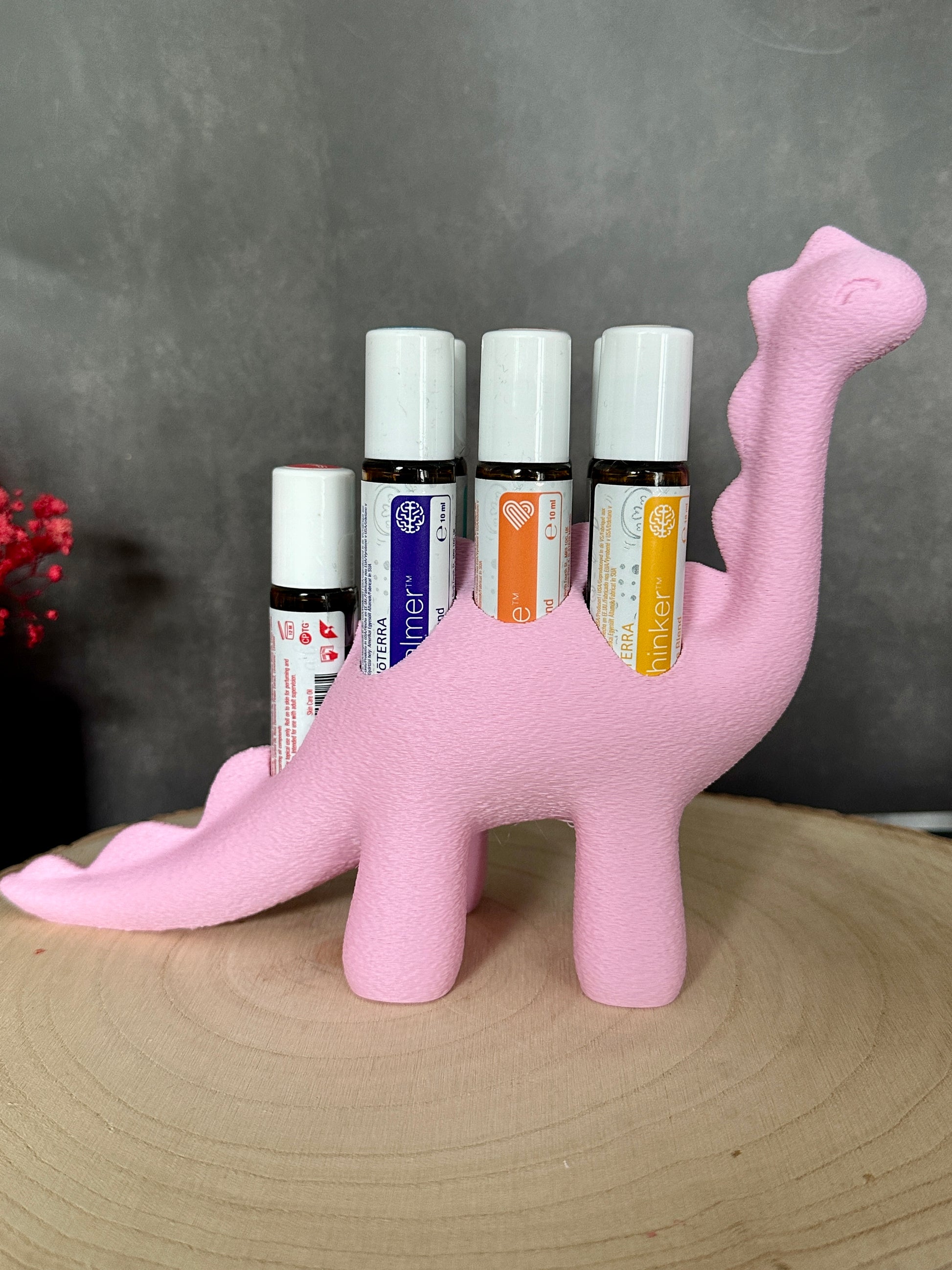 Dino Roll-On Halter passend für doTERRA Kids Collection | Aufbewahrung für 7 Kinderöle