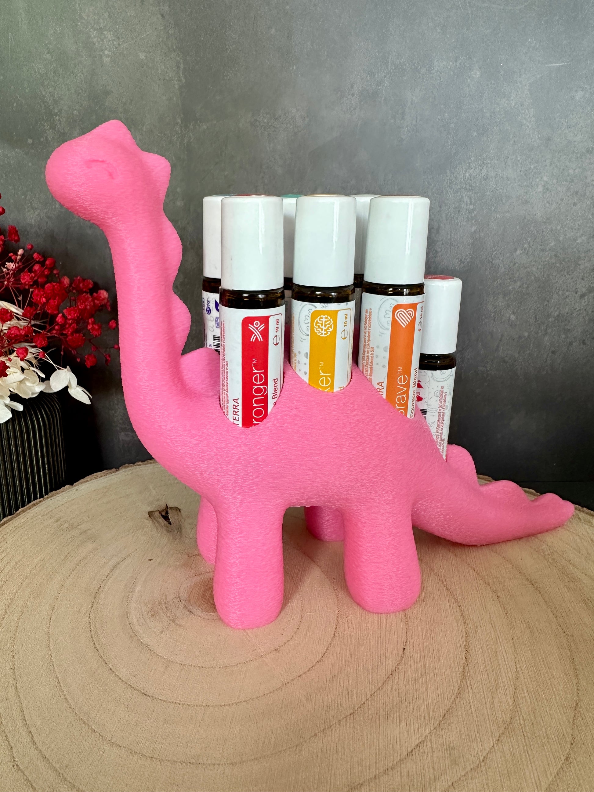 Dino Roll-On Halter passend für doTERRA Kids Collection | Aufbewahrung für 7 Kinderöle