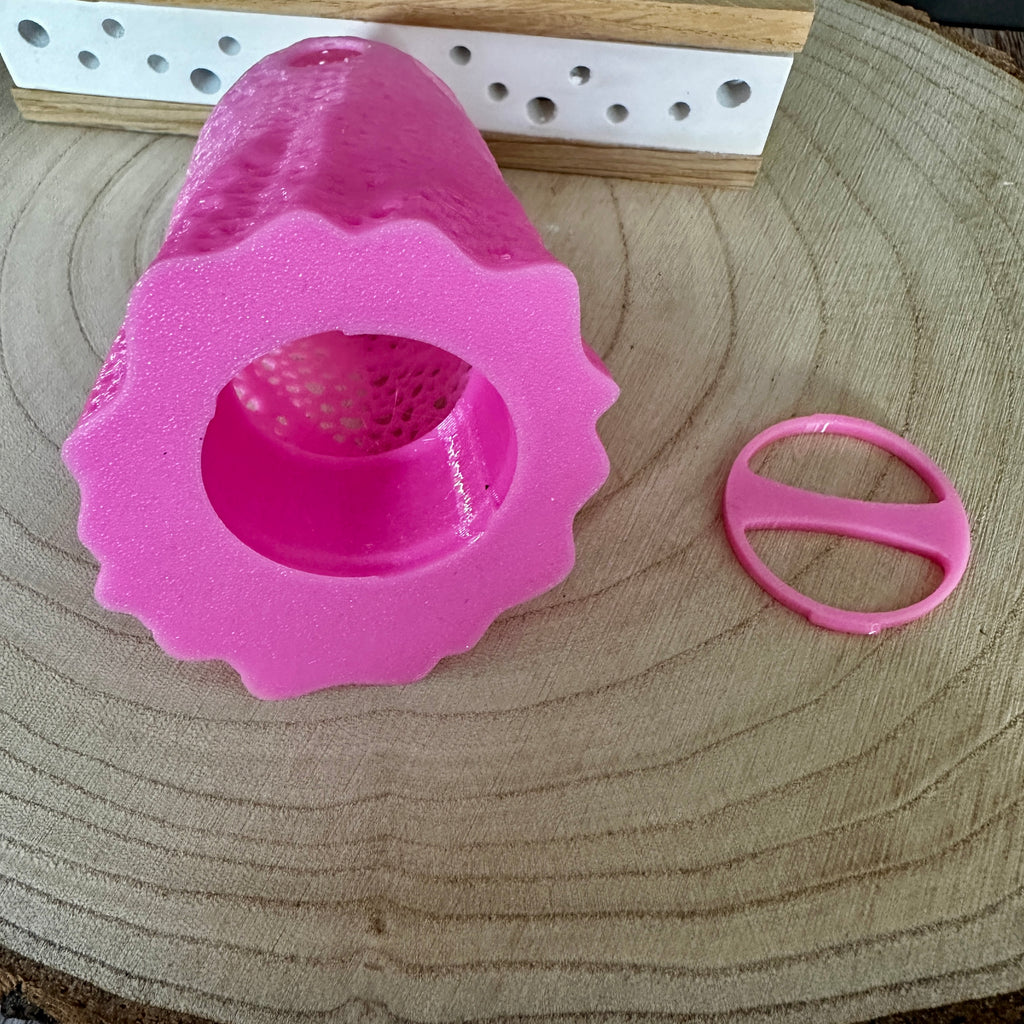 Set van 2 roze spooklantaarns – Halloweenversiering, weerbestendig en uniek