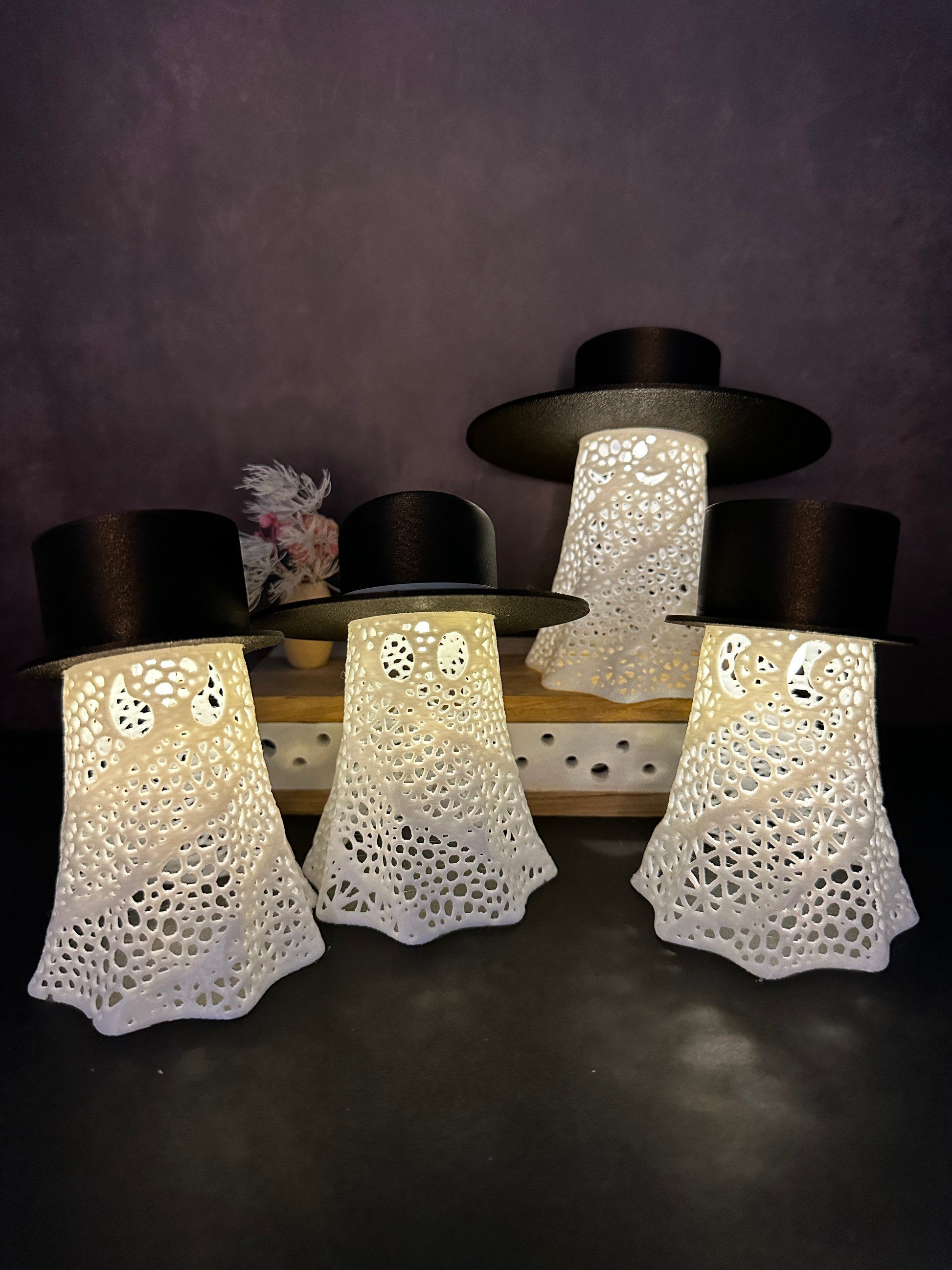 Geist LED-Teelicht Lampe 👻 Halloween Geschenkidee – Ab 2 Stk. -10%