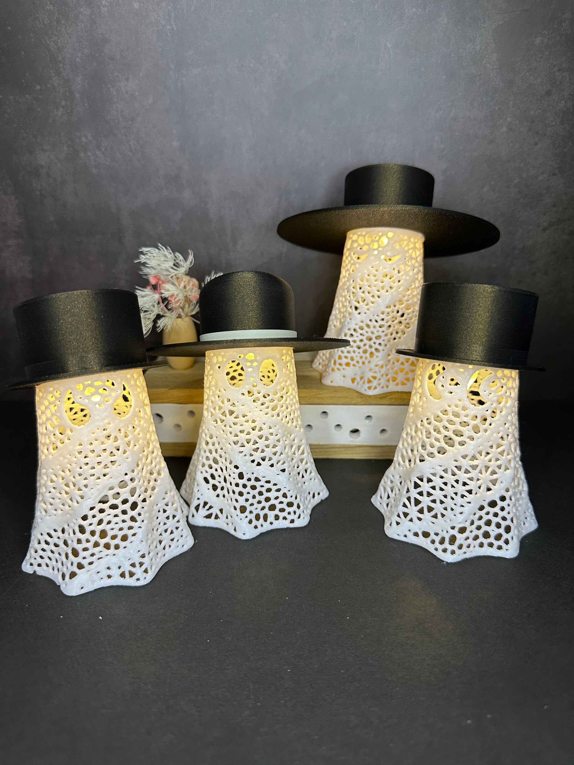 Geist LED-Teelicht Lampe 👻 Halloween Geschenkidee – Ab 2 Stk. -10%