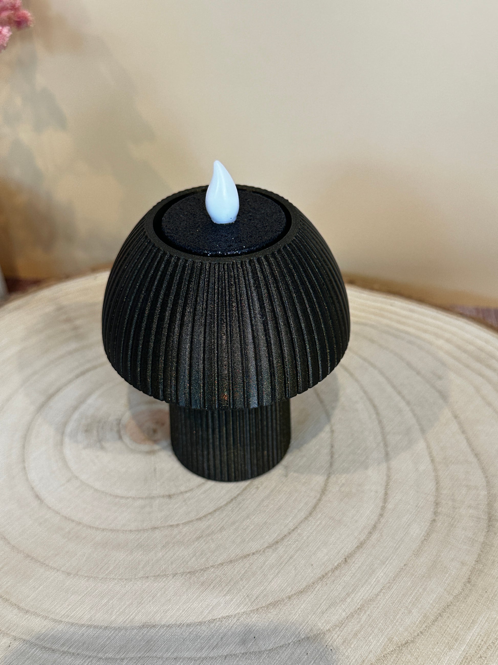 Pilzlicht – dekoratives Teelicht in Pilzform (ab 2 Stück 10% Rabatt)