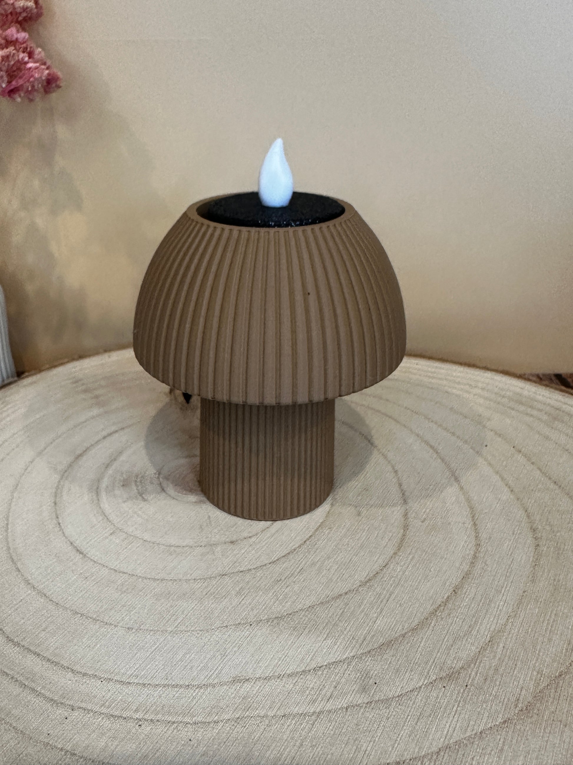 Pilzlicht – dekoratives Teelicht in Pilzform (ab 2 Stück 10% Rabatt)