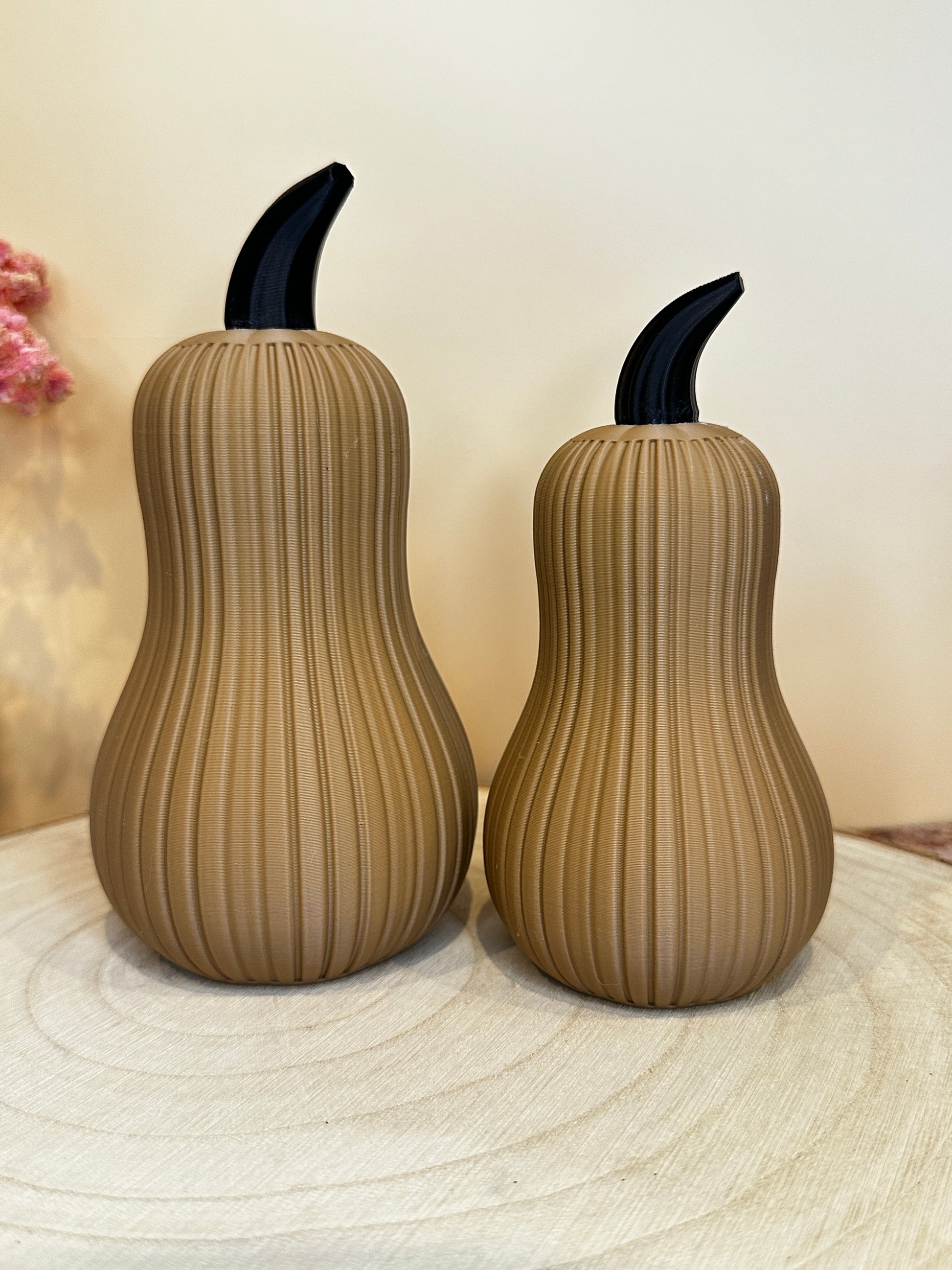 Pompoenenset in twee maten – moderne herfstdecoratie