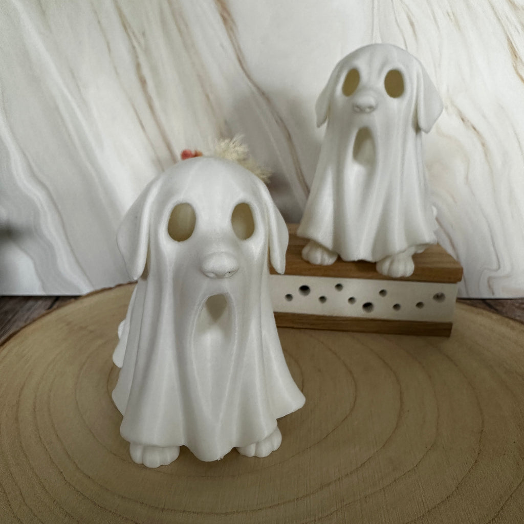 Spookhond met lichtcompartiment – ​​Halloween decoratiefiguur. 10% korting bij aankoop van 2 stuks.