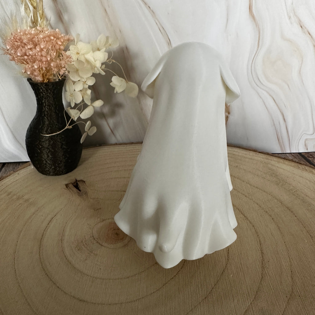 Spookhond met lichtcompartiment – ​​Halloween decoratiefiguur. 10% korting bij aankoop van 2 stuks.