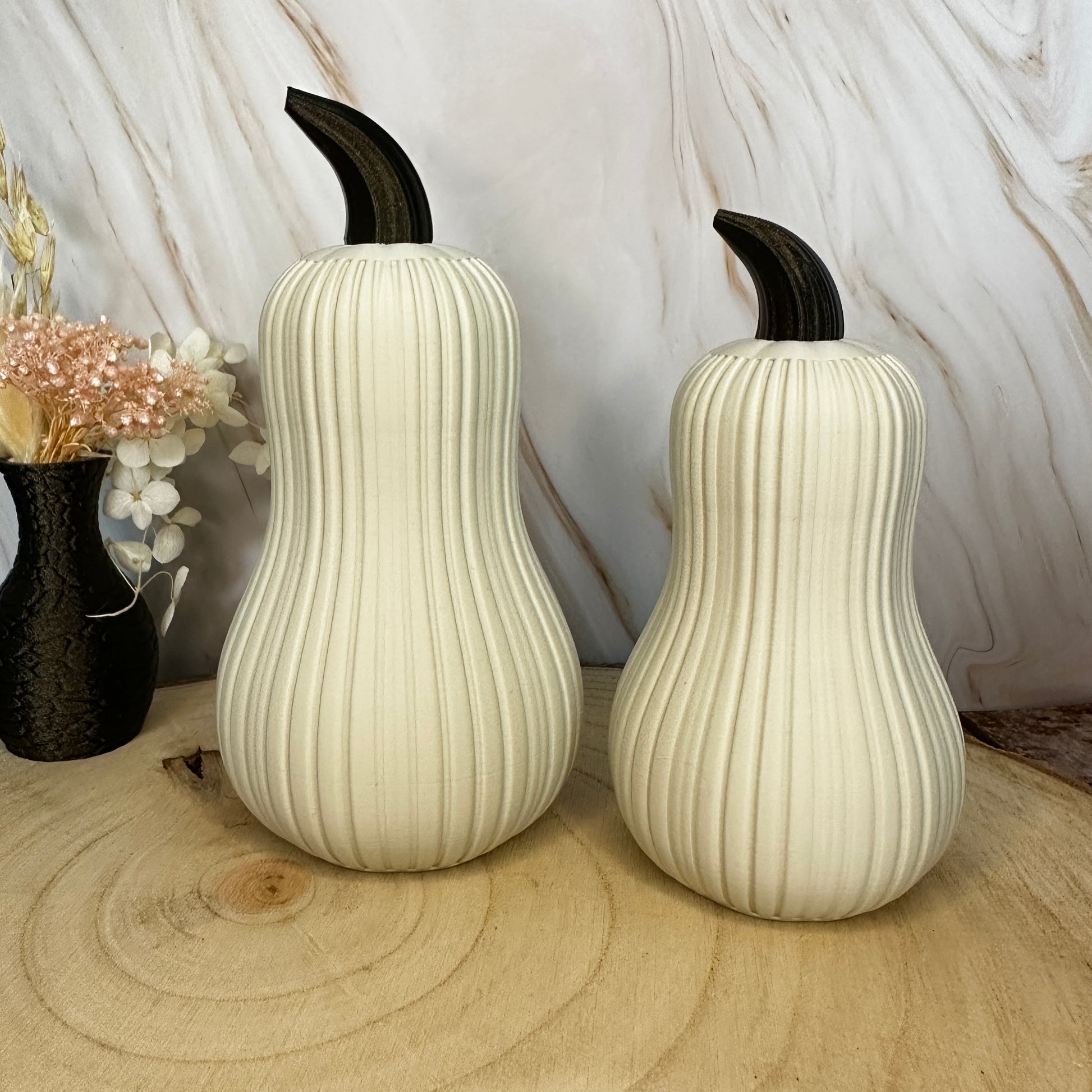 Pompoenenset in twee maten – moderne herfstdecoratie