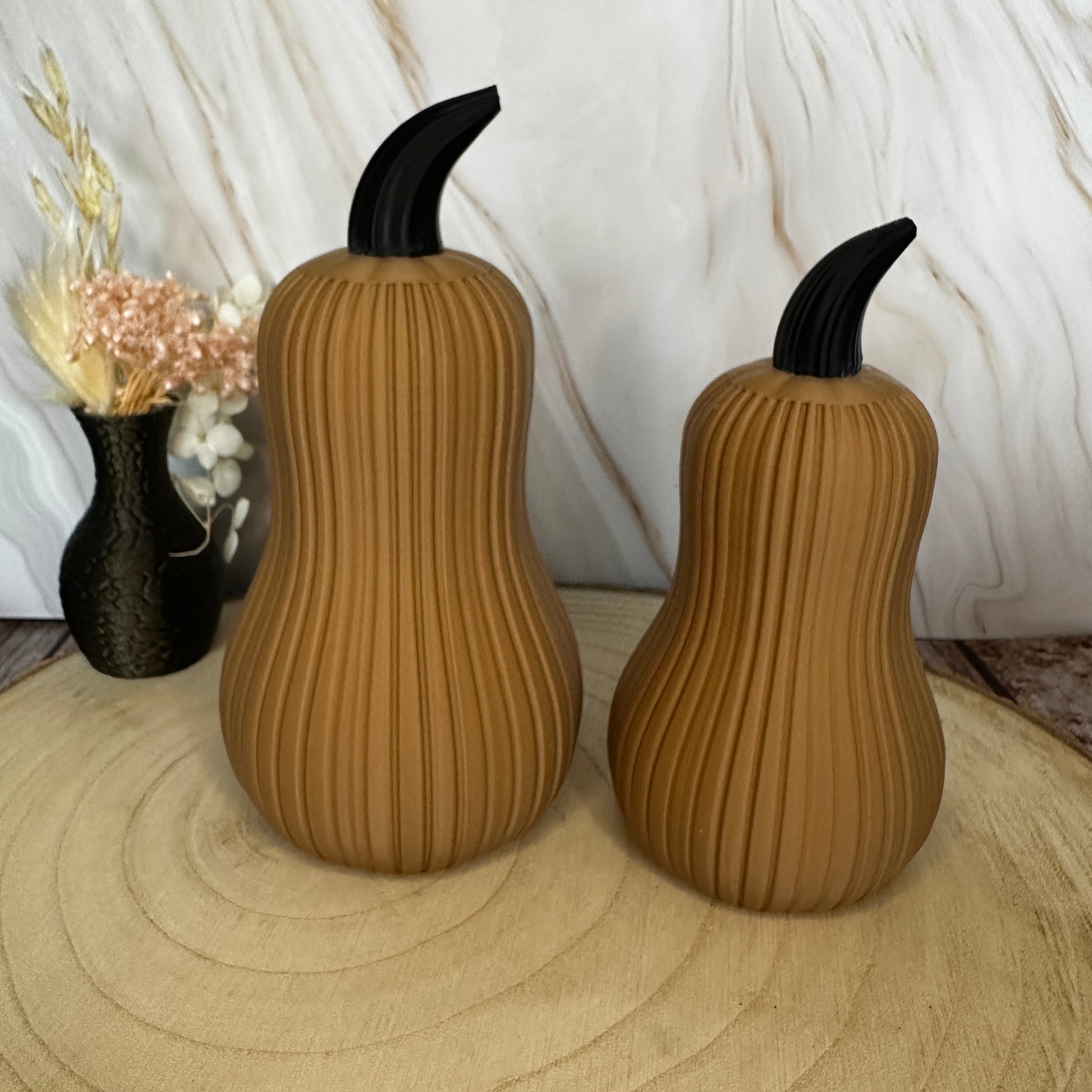 Pompoenenset in twee maten – moderne herfstdecoratie