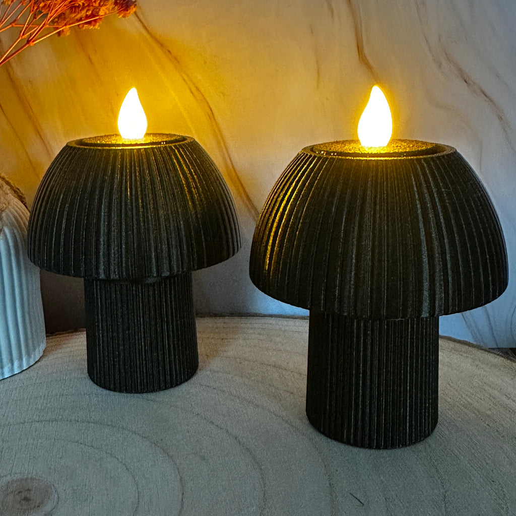 Pilzlicht – dekoratives Teelicht in Pilzform (ab 2 Stück 10% Rabatt)