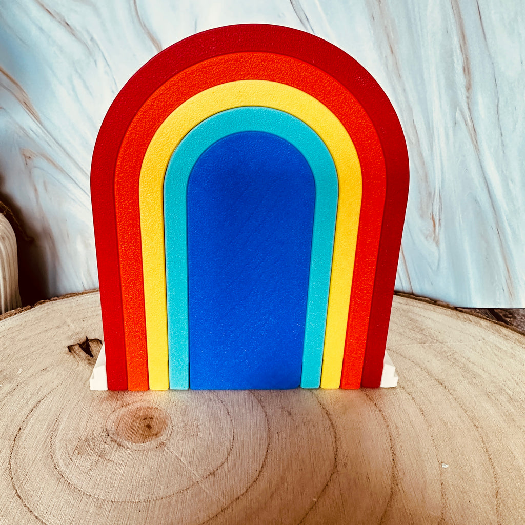 Regenboog Engel Theelichthouder – Cadeau en Liefdevolle Decoratie met Beschermengel