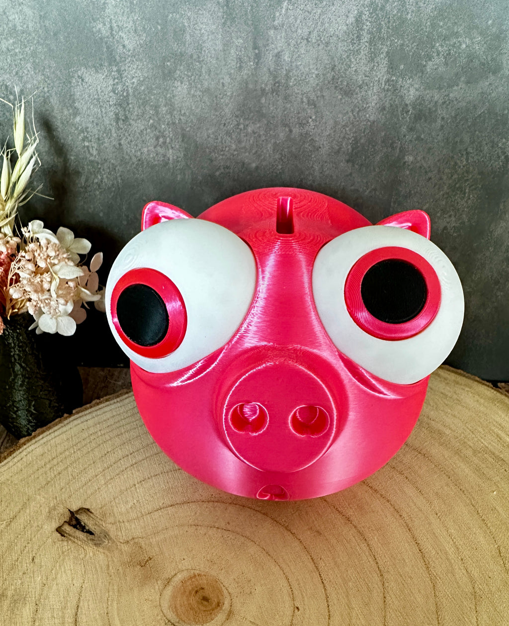 Lustiges Sparschwein mit verstellbaren Augen – Geschenkidee