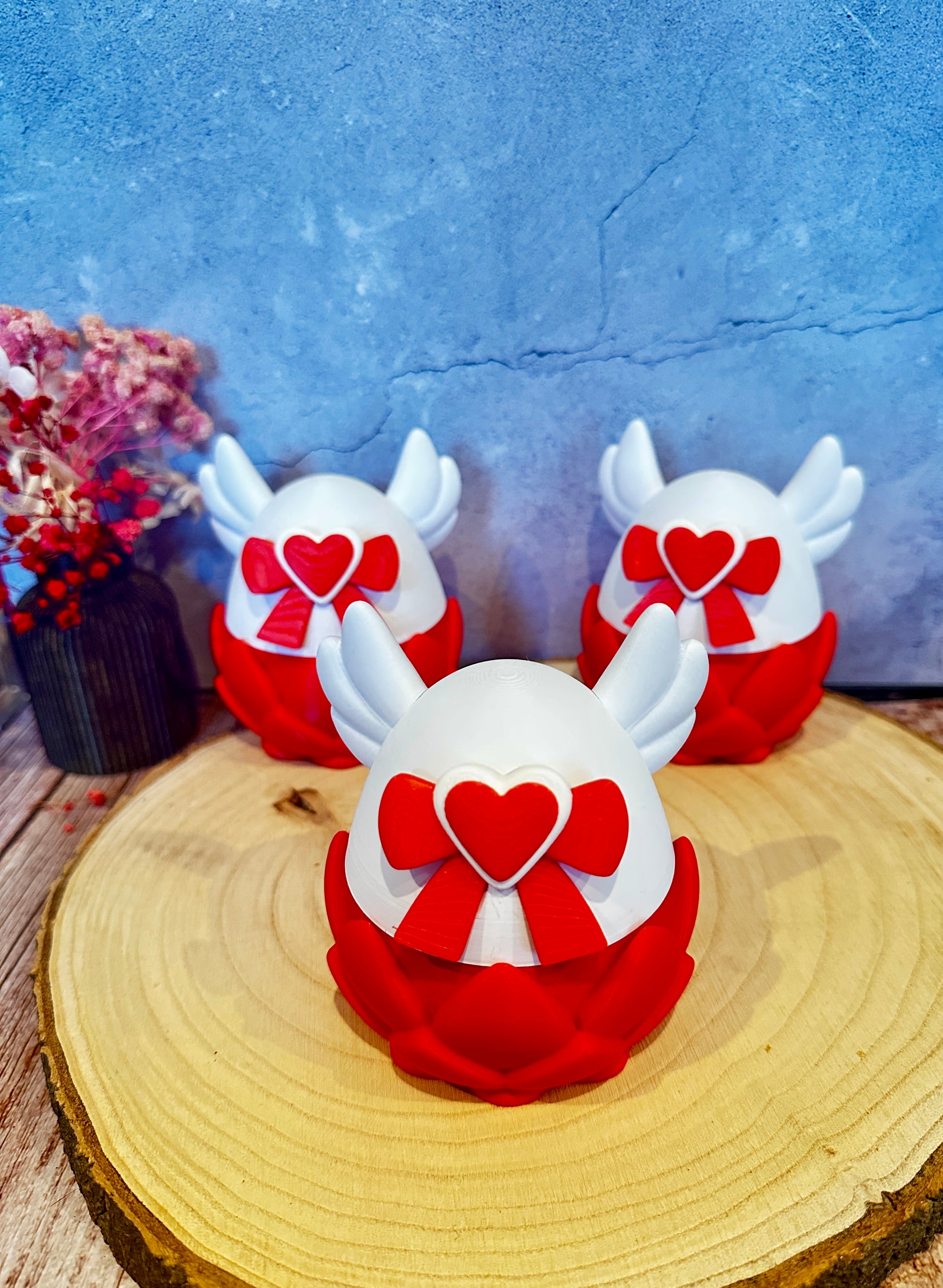 Herzensjäger Drache im Valentinstag-Ei – liebevolle Geschenkidee