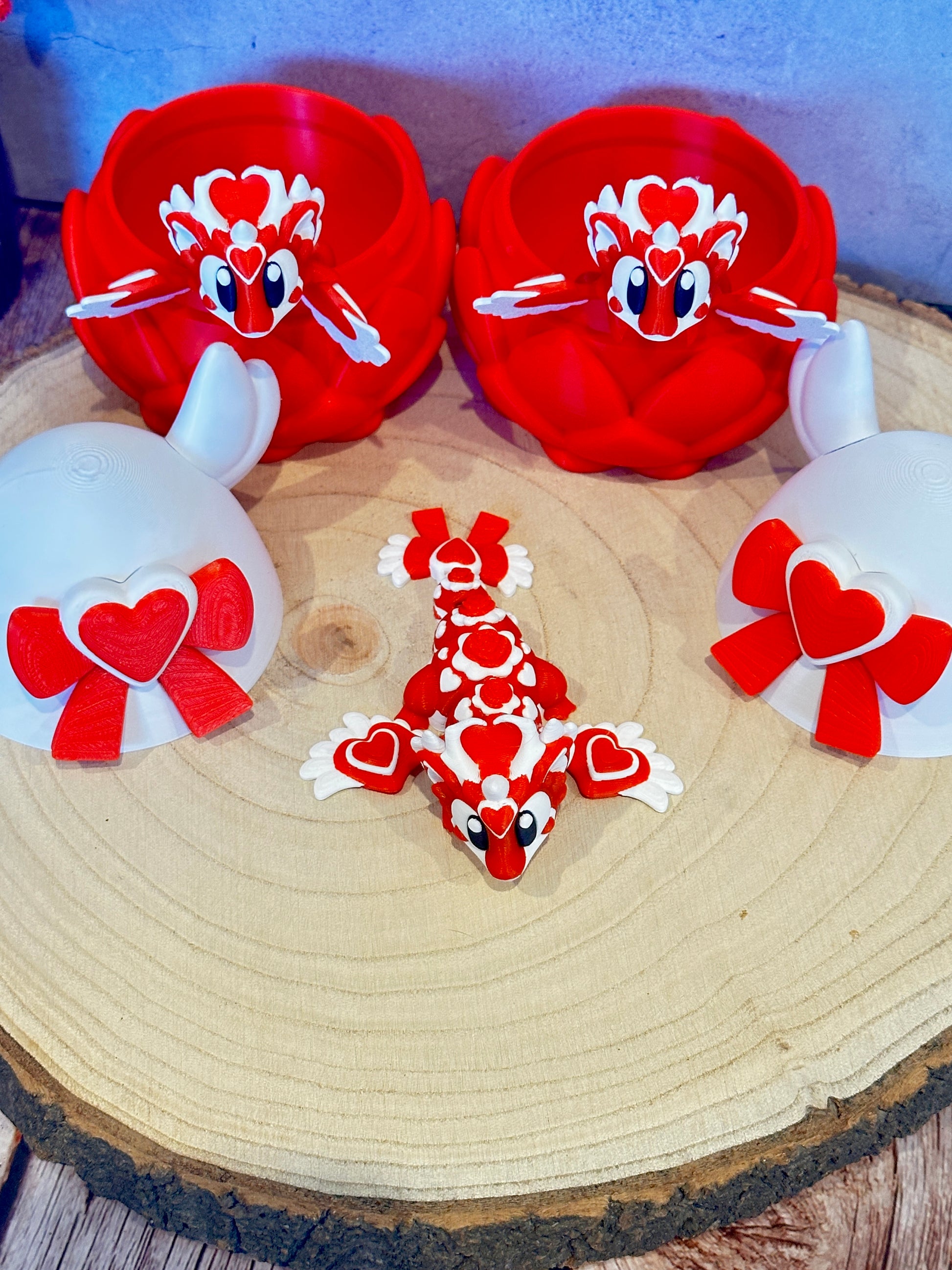 Herzensjäger Drache im Valentinstag-Ei – liebevolle Geschenkidee