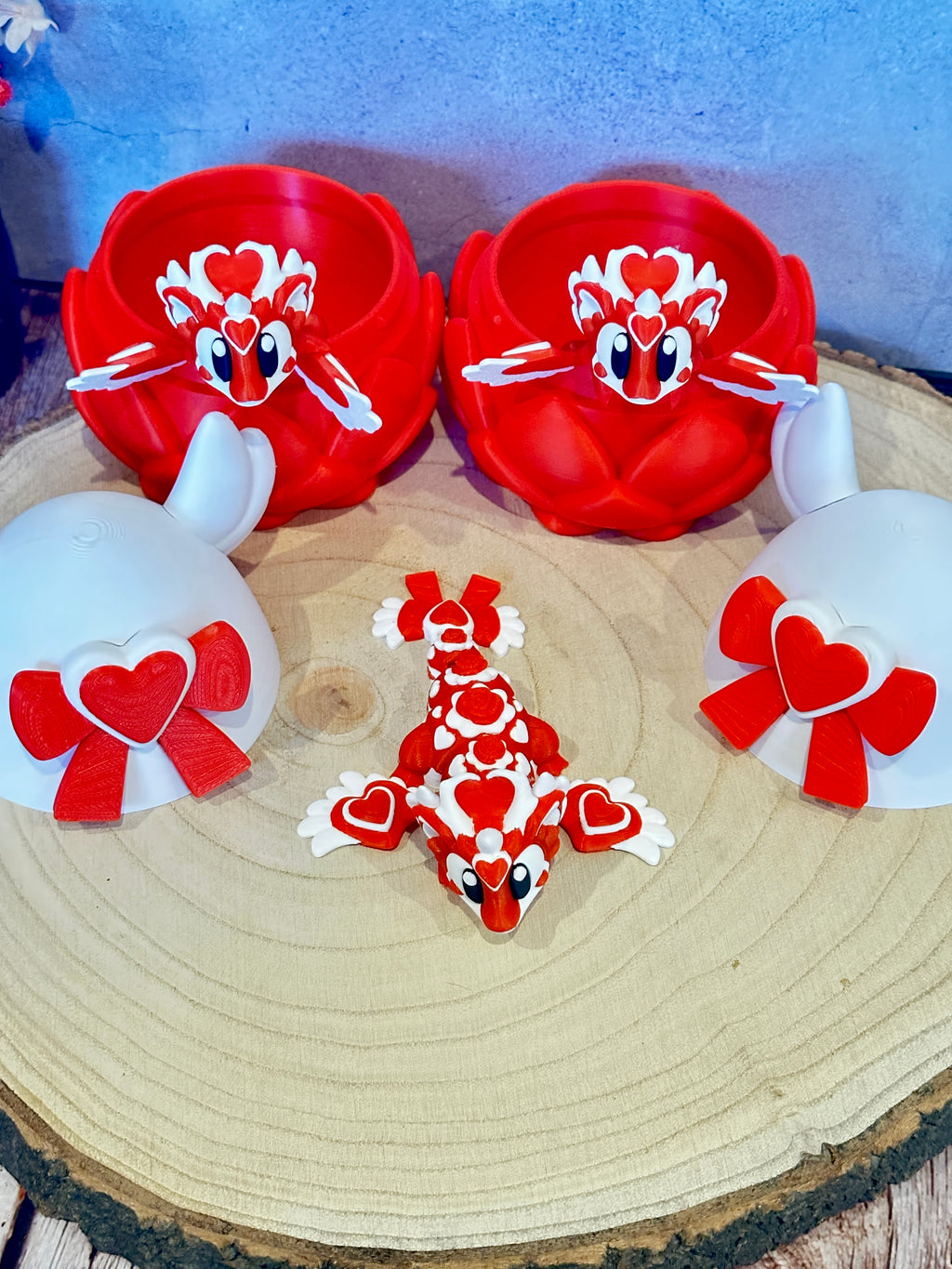 Herzensjäger Drache im Valentinstag-Ei – liebevolle Geschenkidee