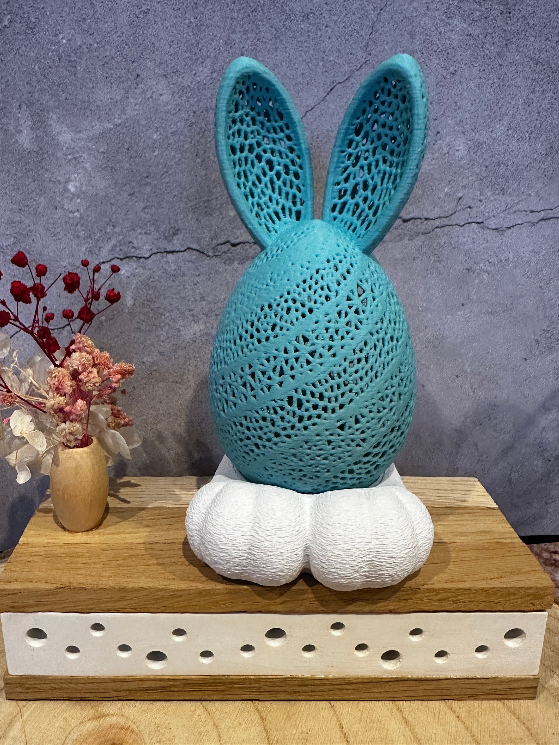 Leuchtendes Osterhasen Ei mit Ohren – süße Osterdeko & besonderes Geschenk