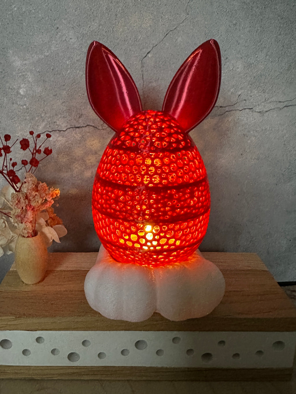 Leuchtendes Osterhasen Ei mit Ohren – süße Osterdeko & besonderes Geschenk