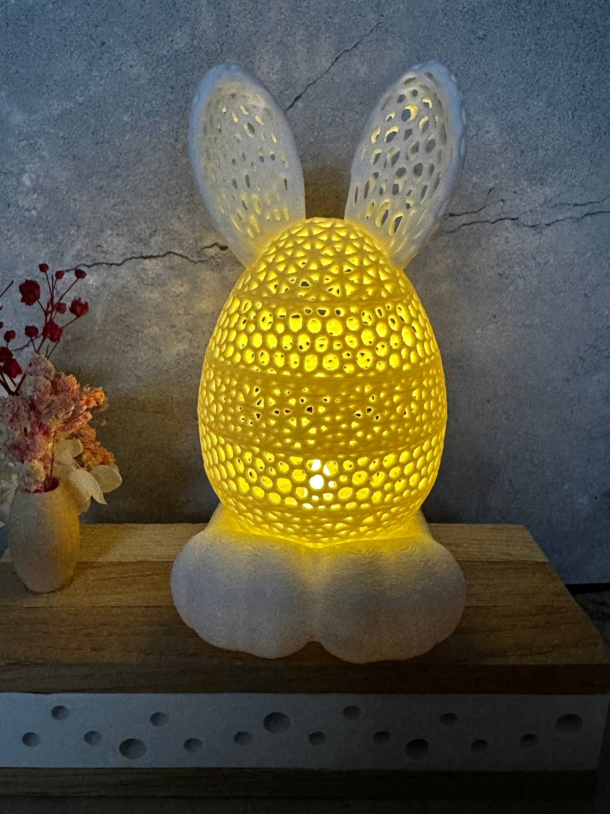 Leuchtendes Osterhasen Ei mit Ohren – süße Osterdeko & besonderes Geschenk