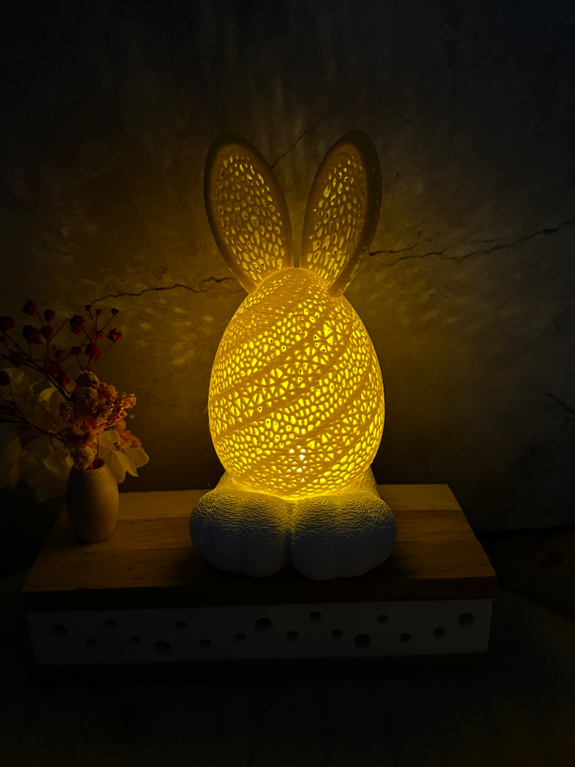 Leuchtendes Osterhasen Ei mit Ohren – süße Osterdeko & besonderes Geschenk