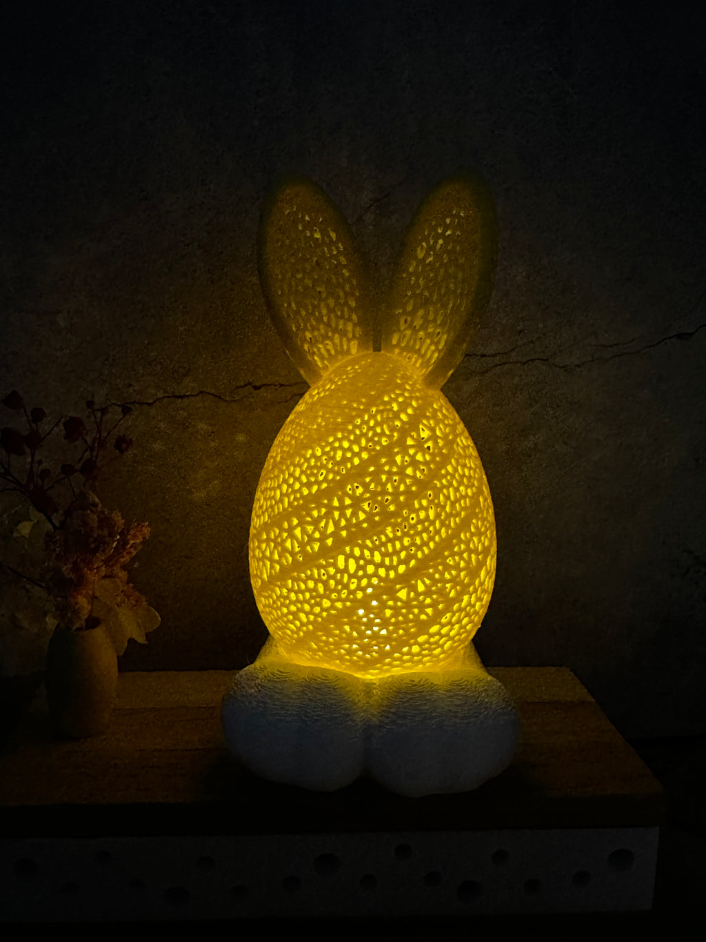 Leuchtendes Osterhasen Ei mit Ohren – süße Osterdeko & besonderes Geschenk