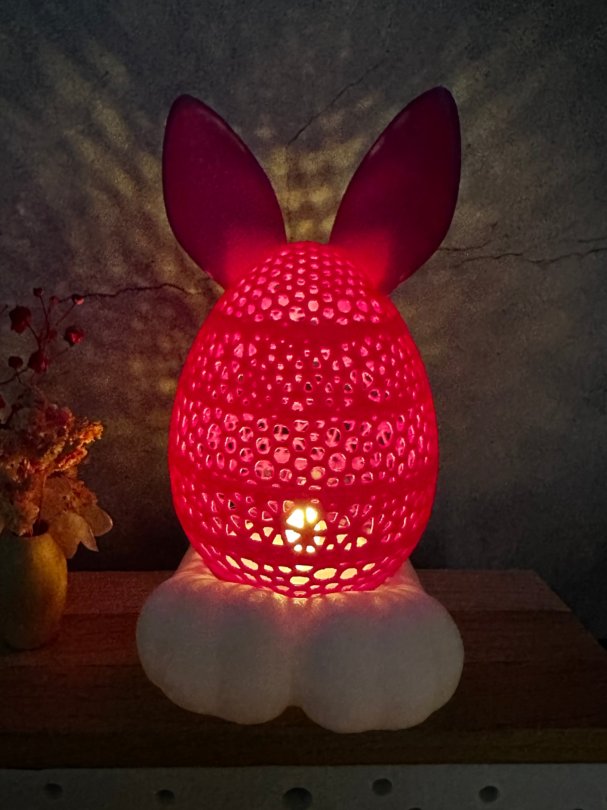 Leuchtendes Osterhasen Ei mit Ohren – süße Osterdeko & besonderes Geschenk