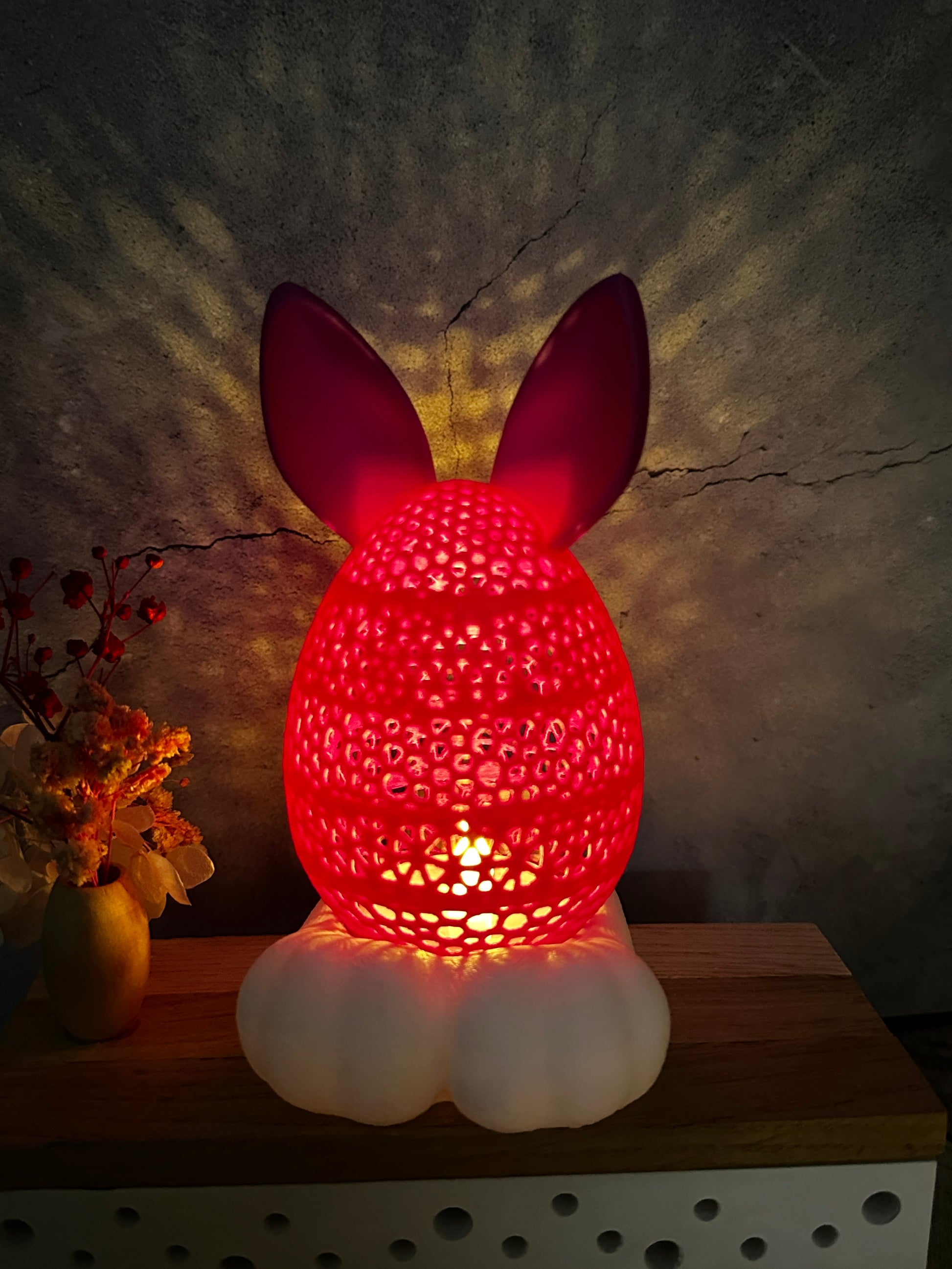 Leuchtendes Osterhasen Ei mit Ohren – süße Osterdeko & besonderes Geschenk