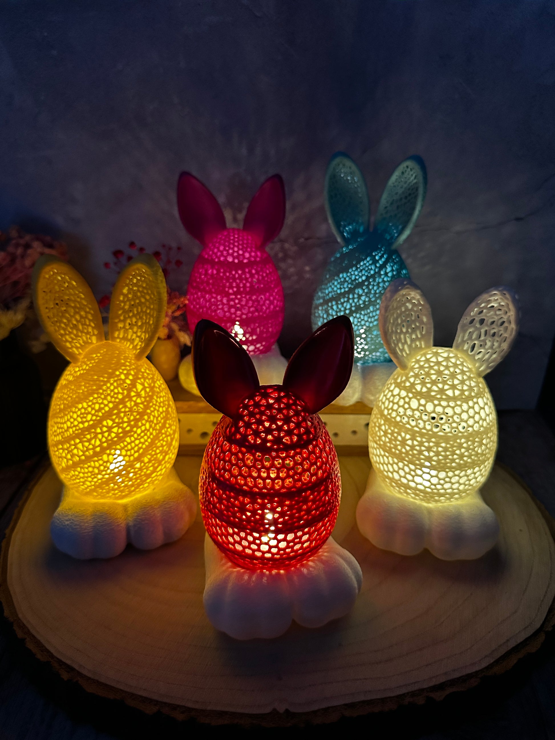 Leuchtendes Osterhasen Ei mit Ohren – süße Osterdeko & besonderes Geschenk