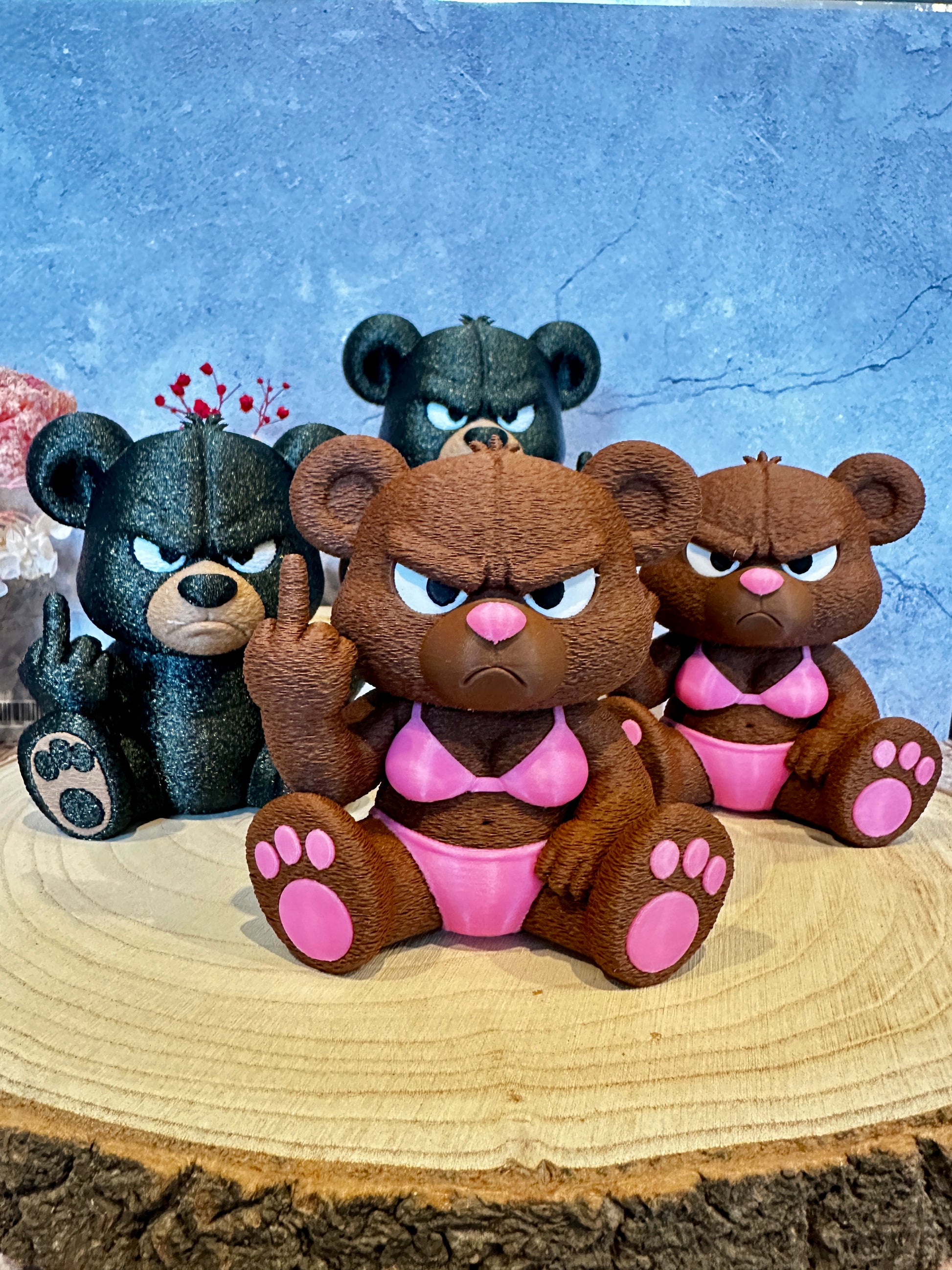 Mama-Brummbär – Freche Dekofigur mit Haltung