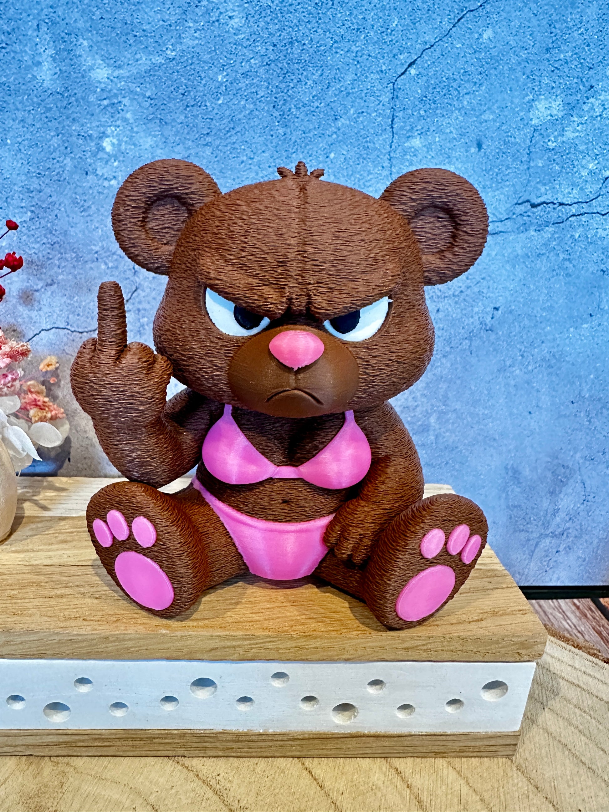 Mama-Brummbär – Freche Dekofigur mit Haltung