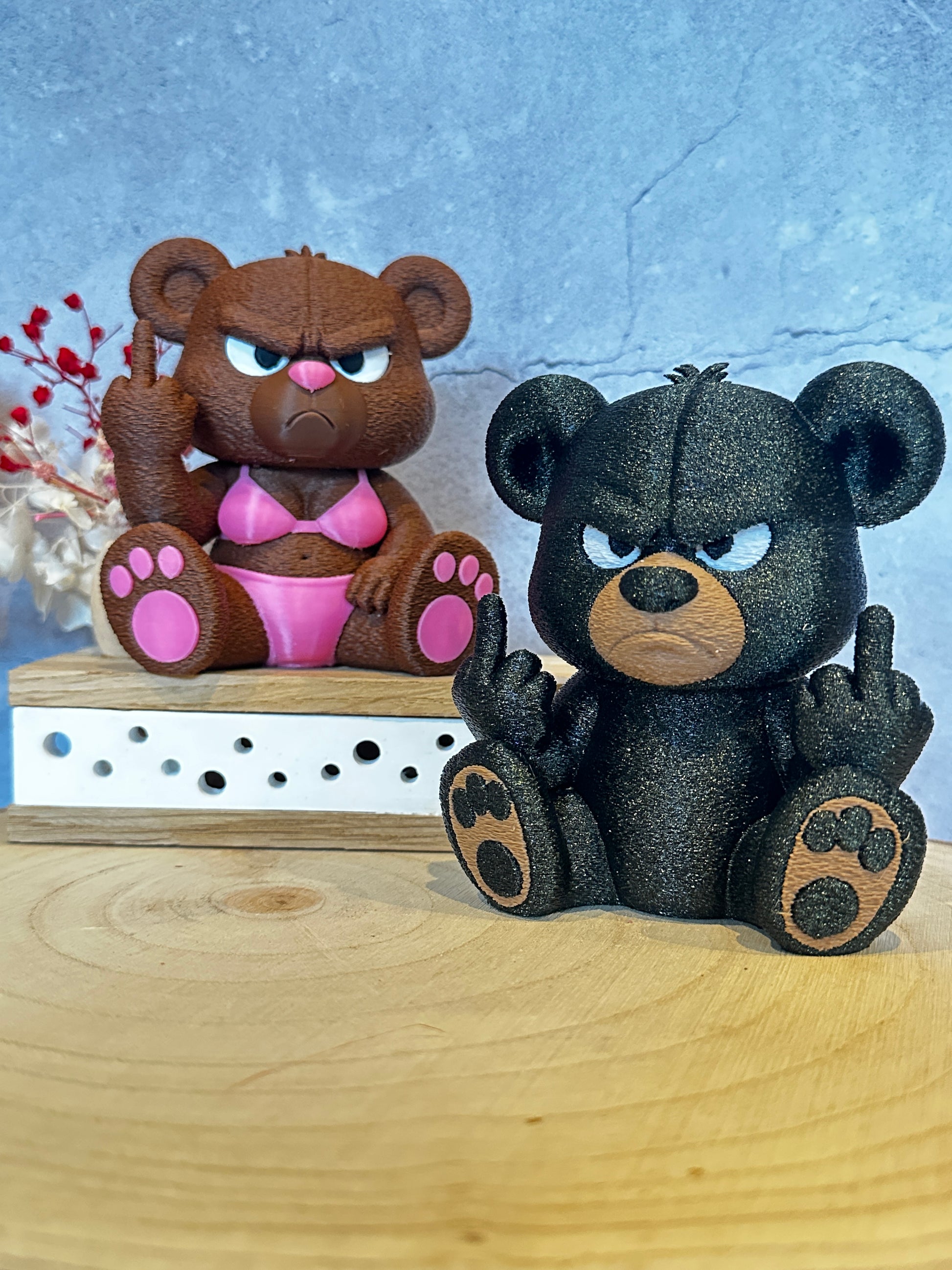 Mama-Brummbär – Freche Dekofigur mit Haltung