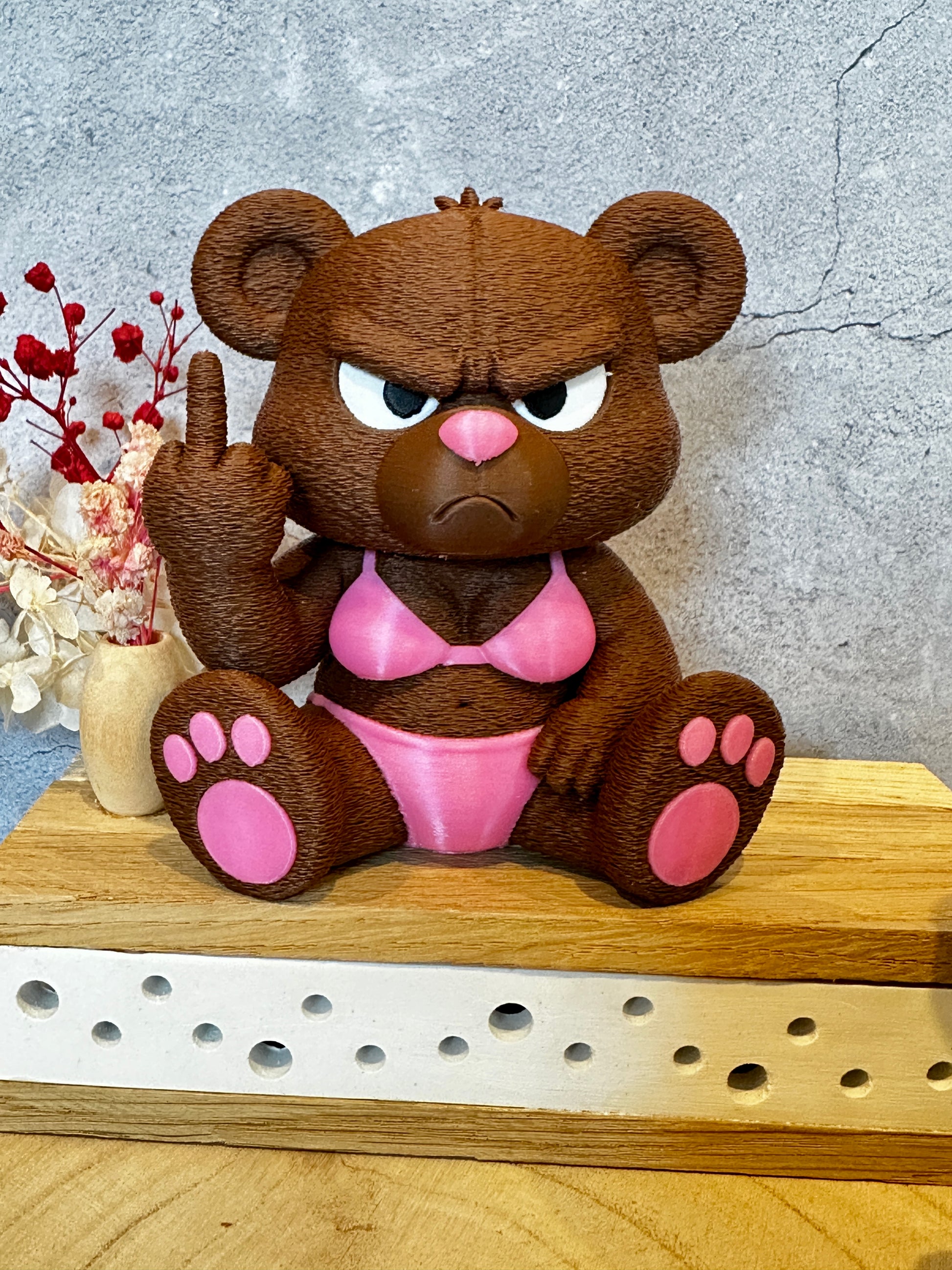 Mama-Brummbär – Freche Dekofigur mit Haltung