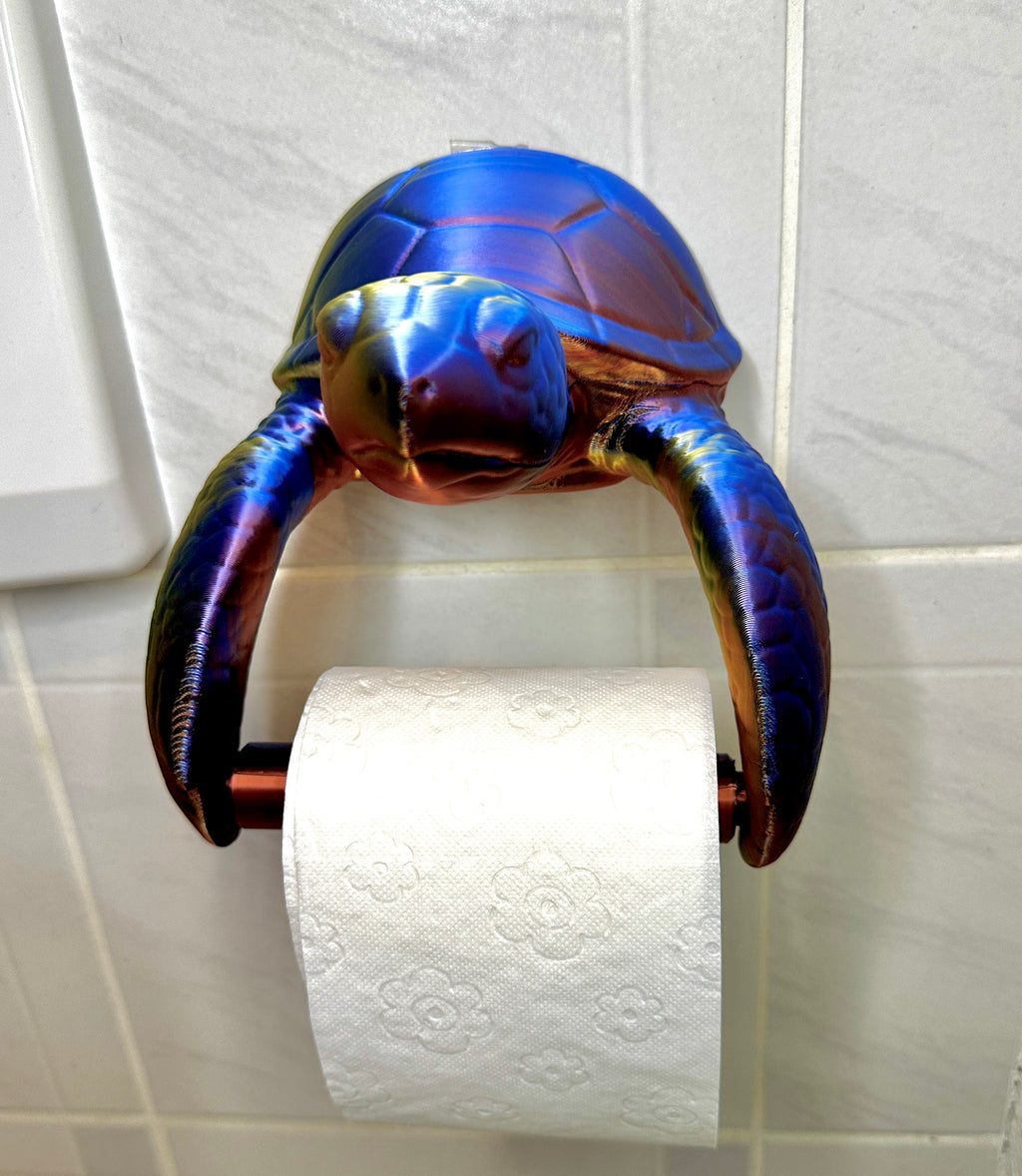 Meeresschildkröte Toilettenrollenhalter – maritimes Badezimmer-Accessoire | besonderes Geschenk
