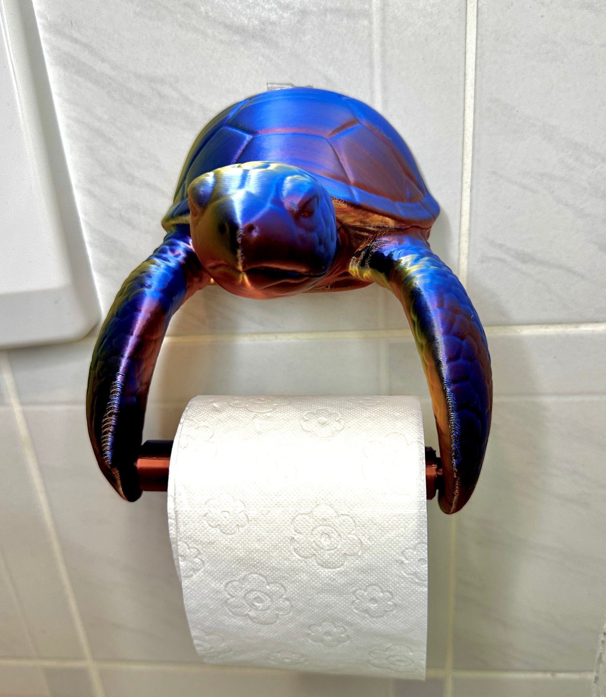 Meeresschildkröte Toilettenrollenhalter – maritimes Badezimmer-Accessoire | besonderes Geschenk