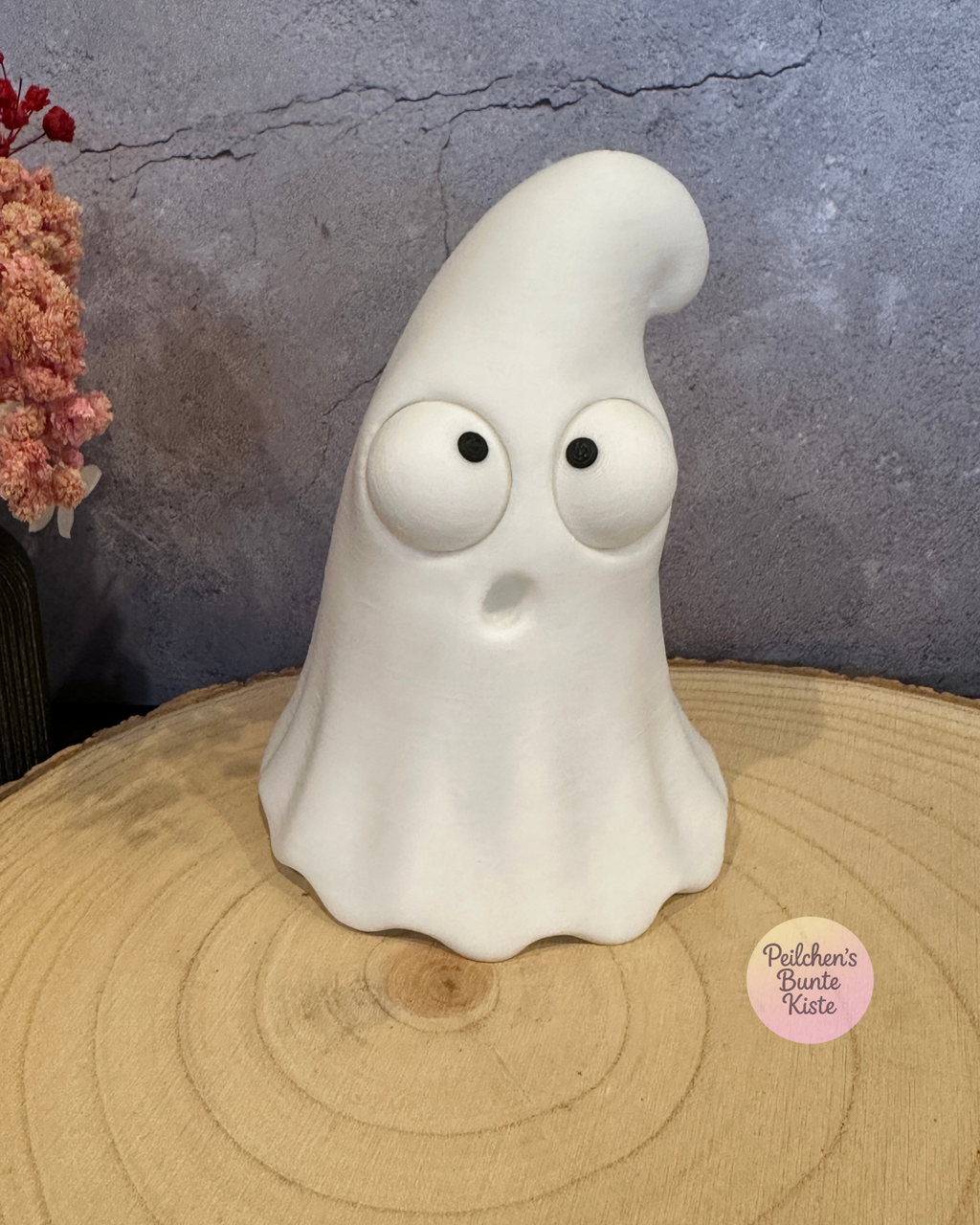 Lustige Geister mit beweglichen Augen – Halloween Deko mit Charakter