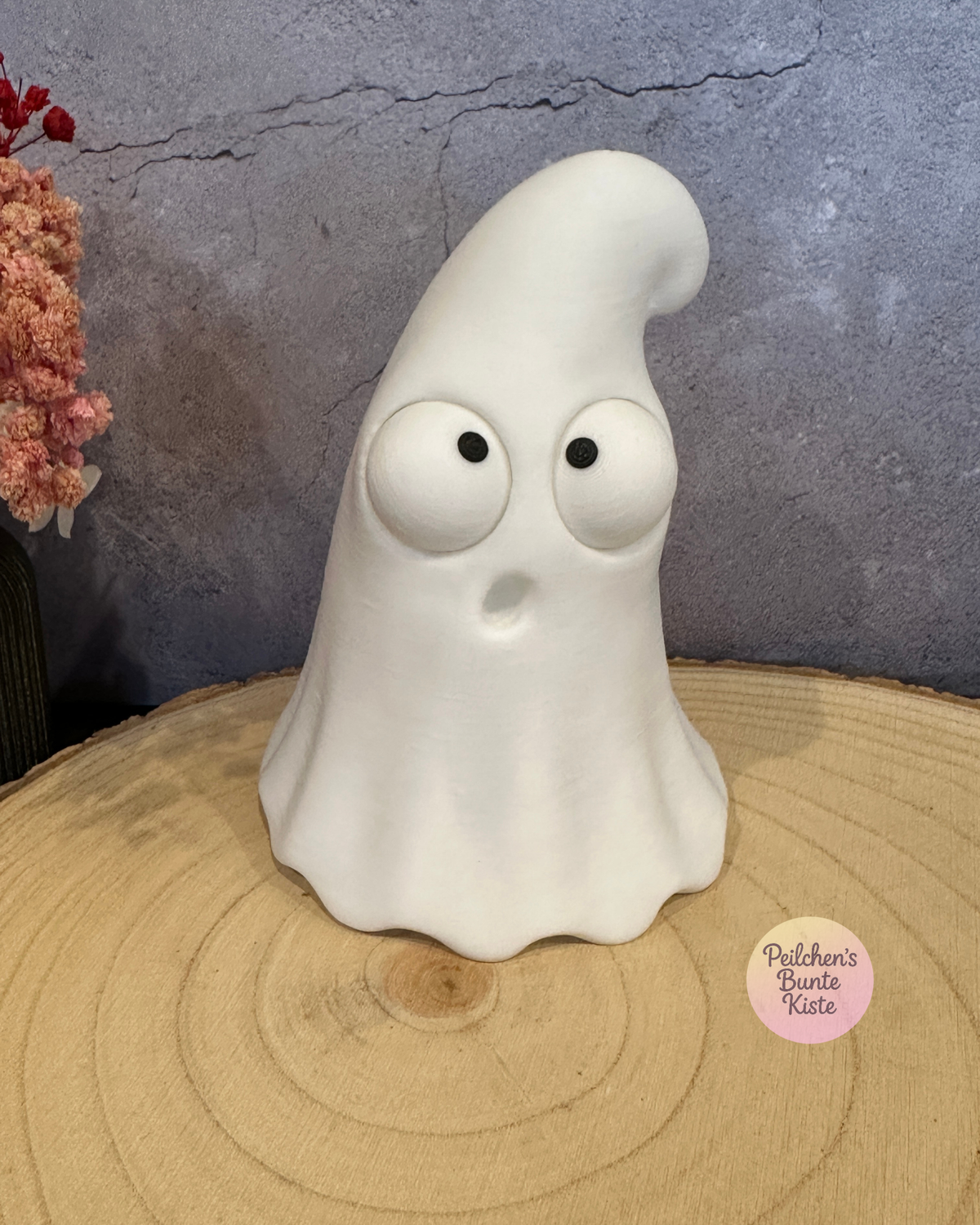 Lustige Geister mit beweglichen Augen – Halloween Deko mit Charakter