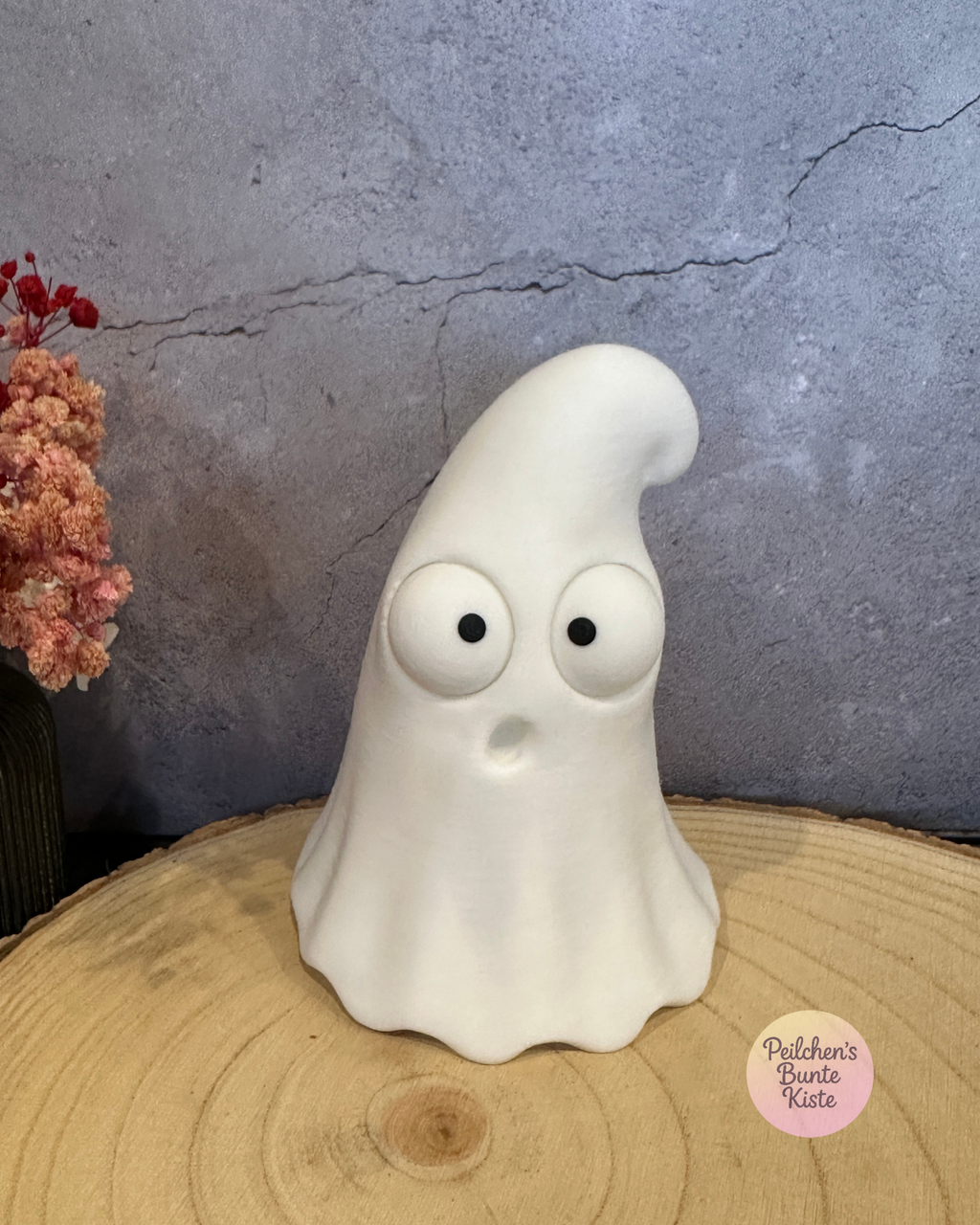 Lustige Geister mit beweglichen Augen – Halloween Deko mit Charakter
