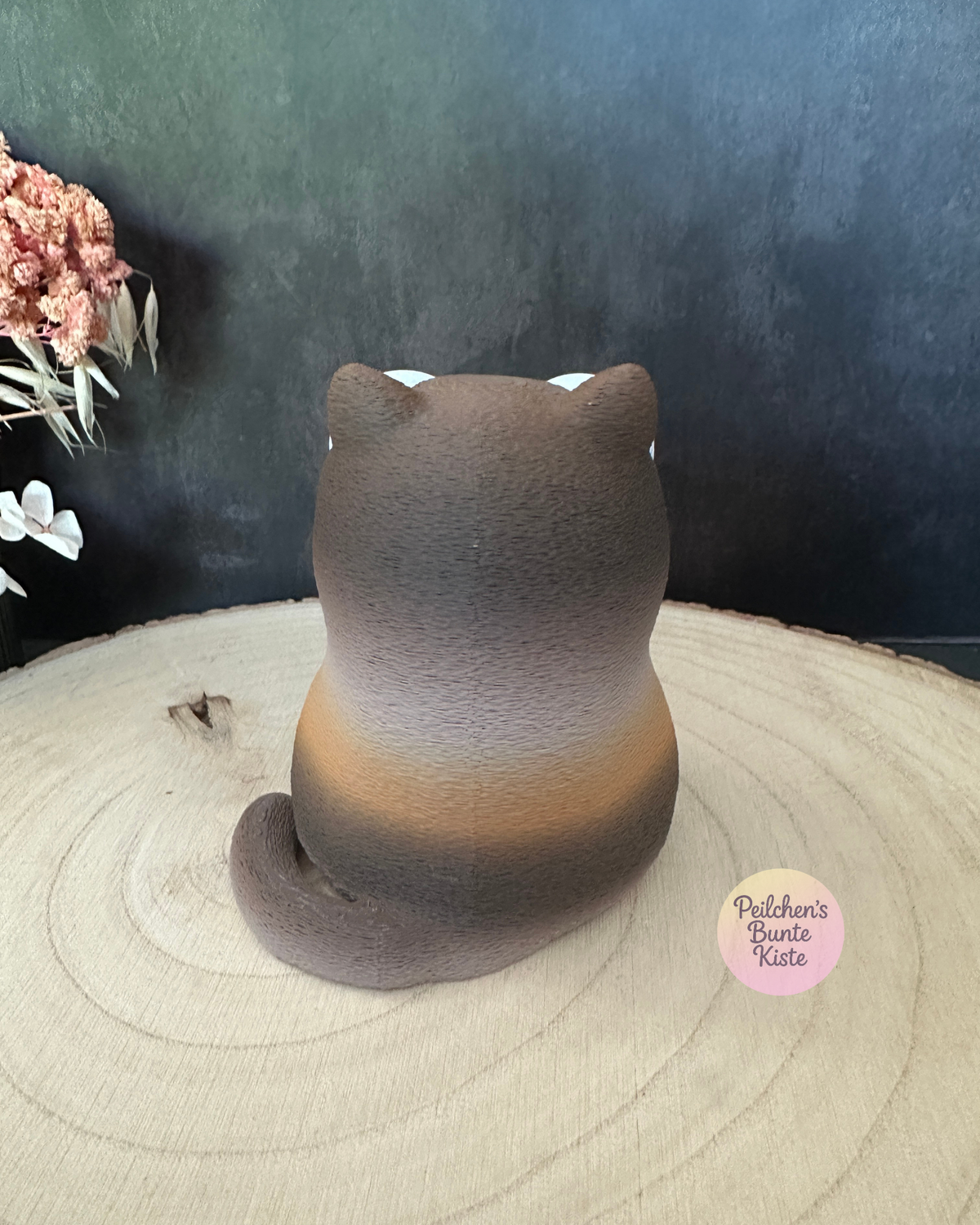 Lustige Katze mit beweglichen Augen – Deko mit Charakter