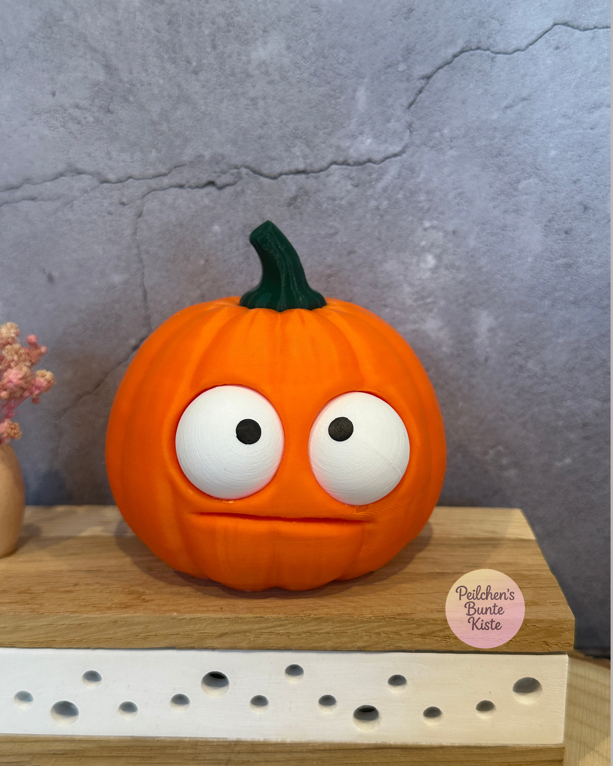 Lustige Kürbisse mit beweglichen Augen – Herbstdeko mit Charakter